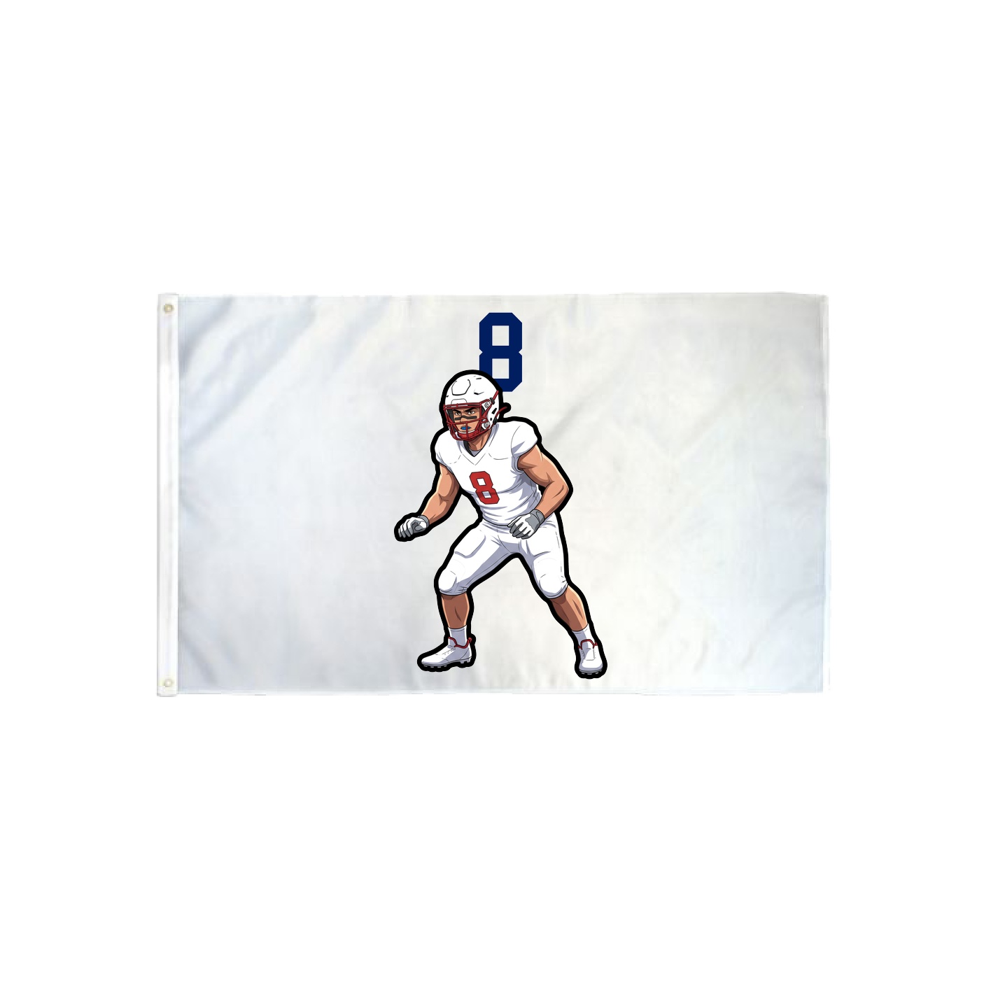 3x5 Flag — Number Top in Classic