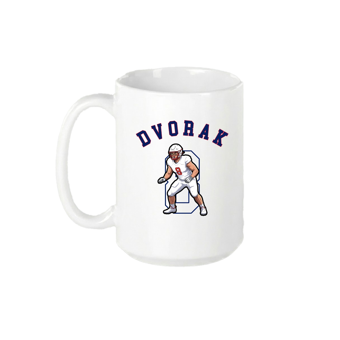 15oz Coffee Mug — Shirsey Arch in White