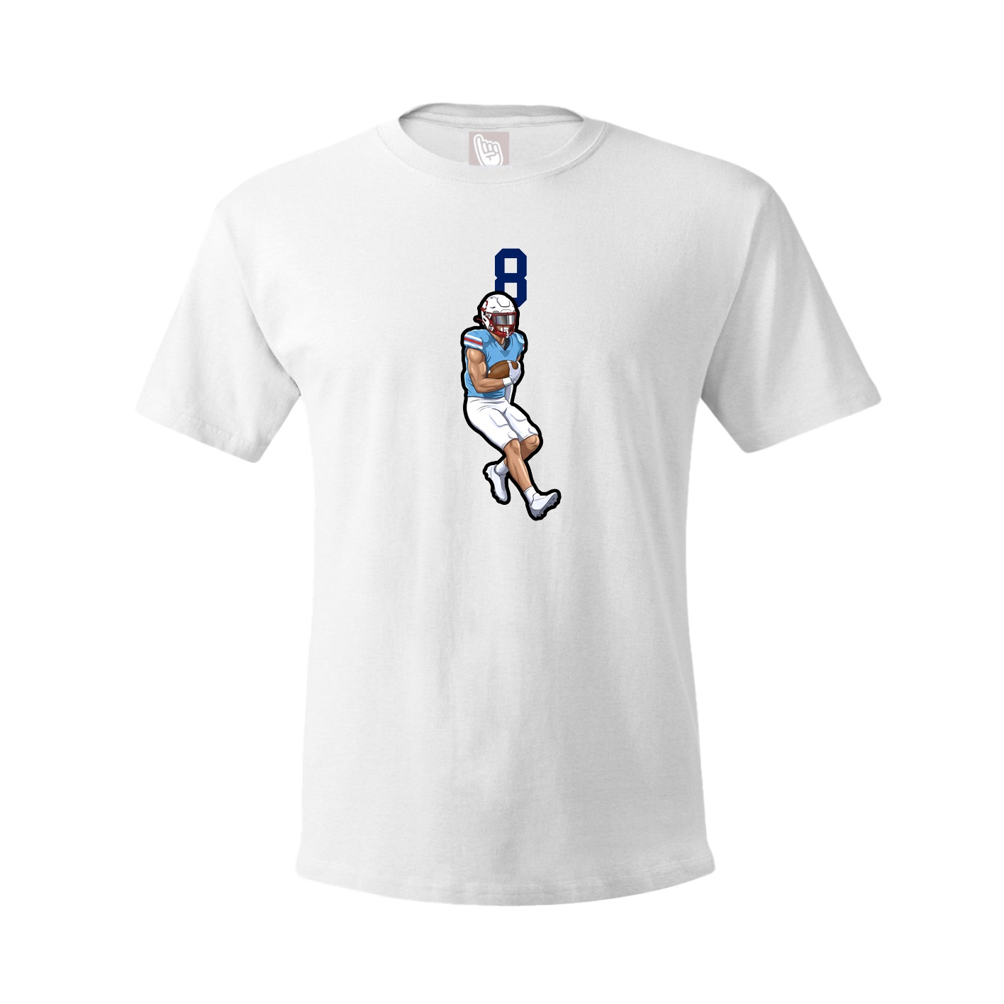 Tee — Number Top in White