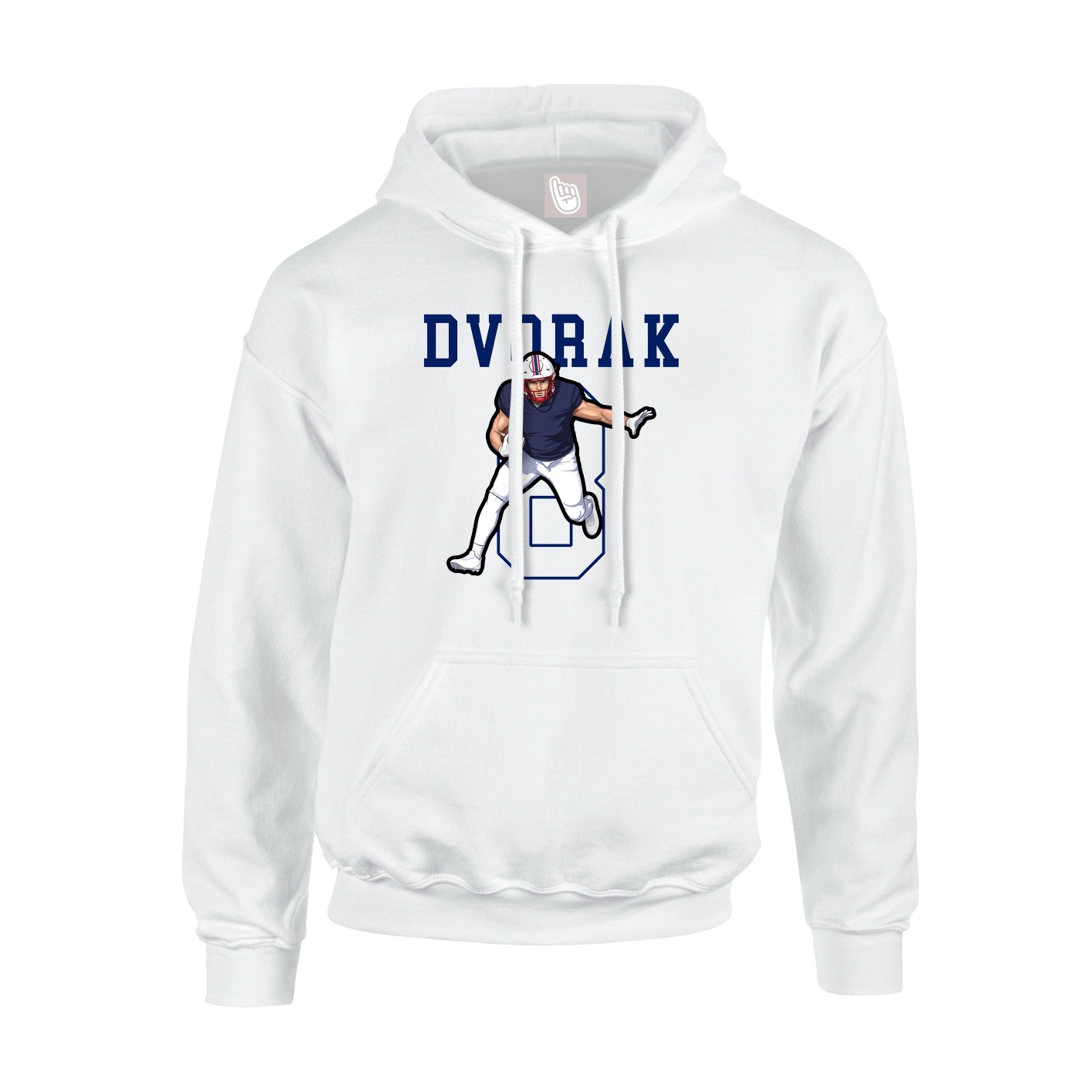 Hoodie — Shirsey in White