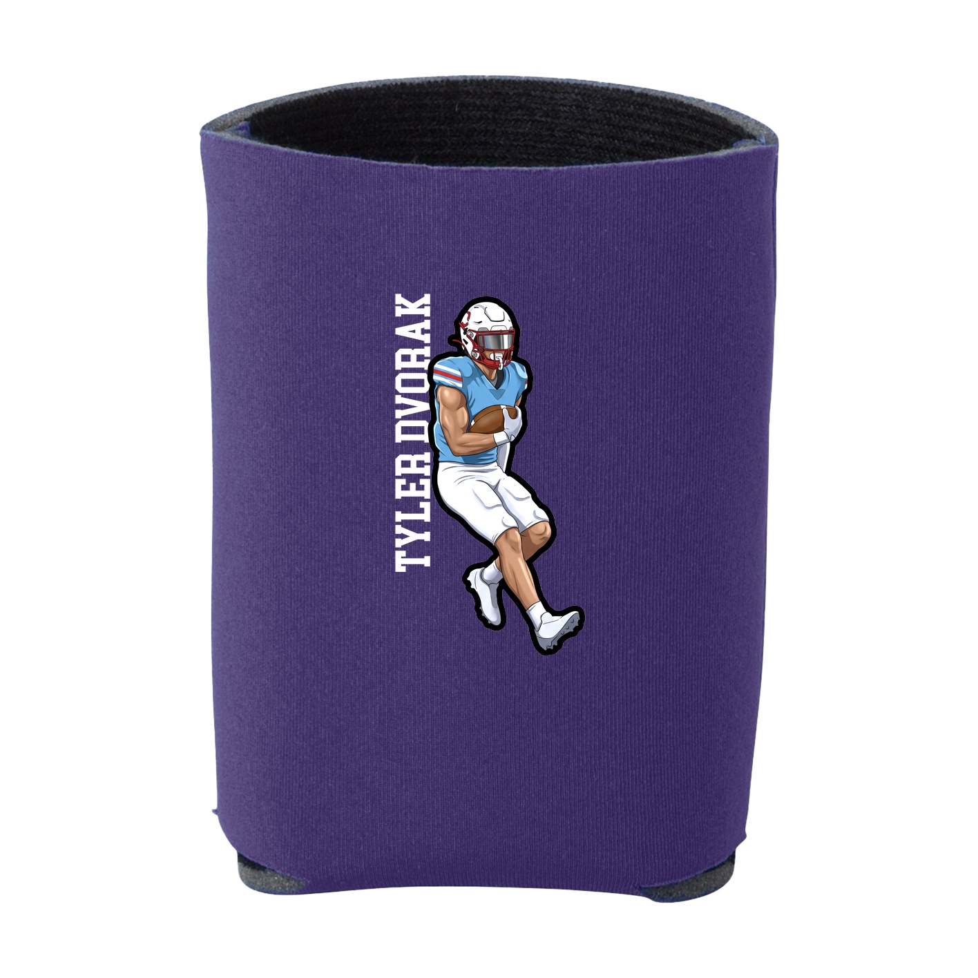 Can Holder — Name Vertical in Purple