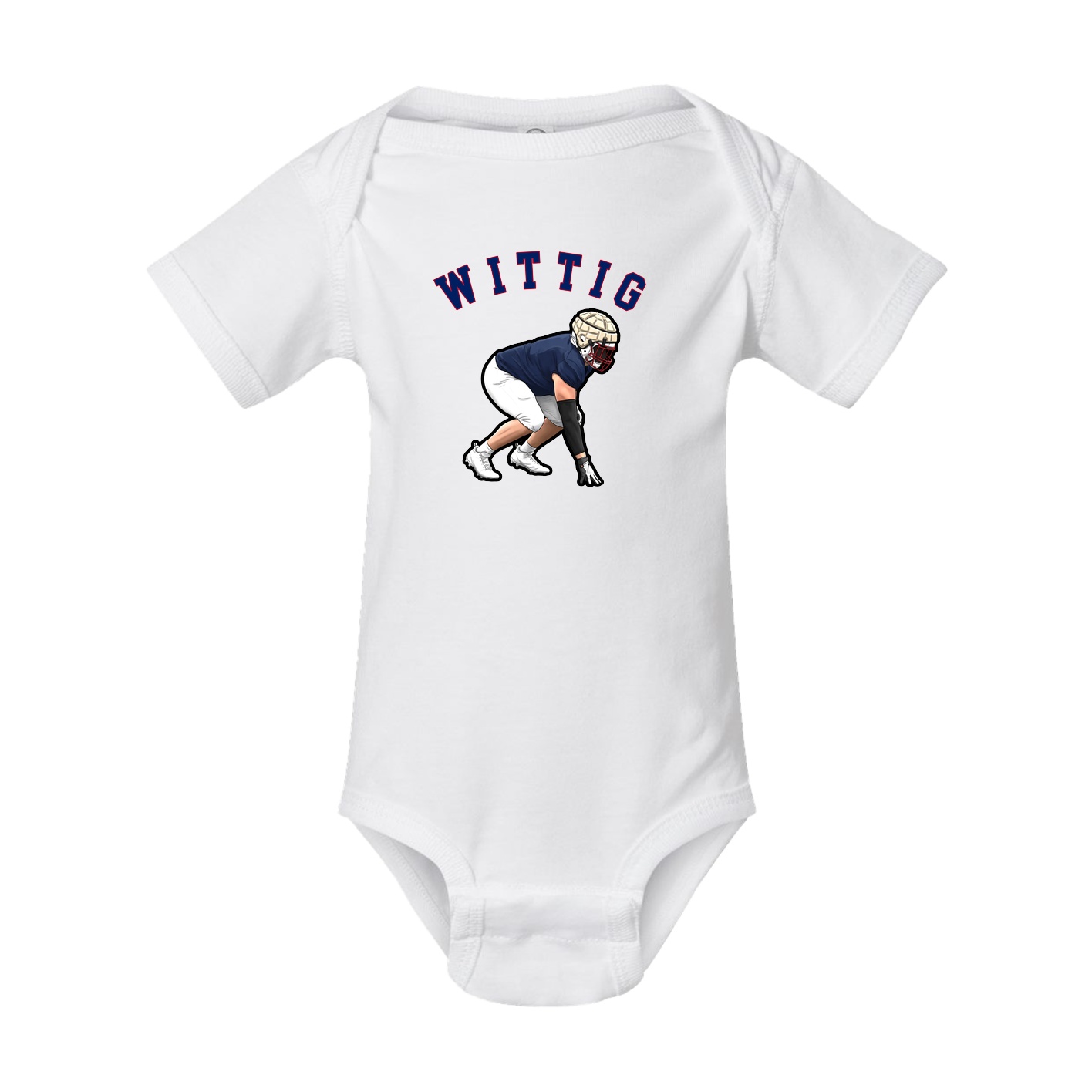 Baby Onesie — Shirsey Arch in White