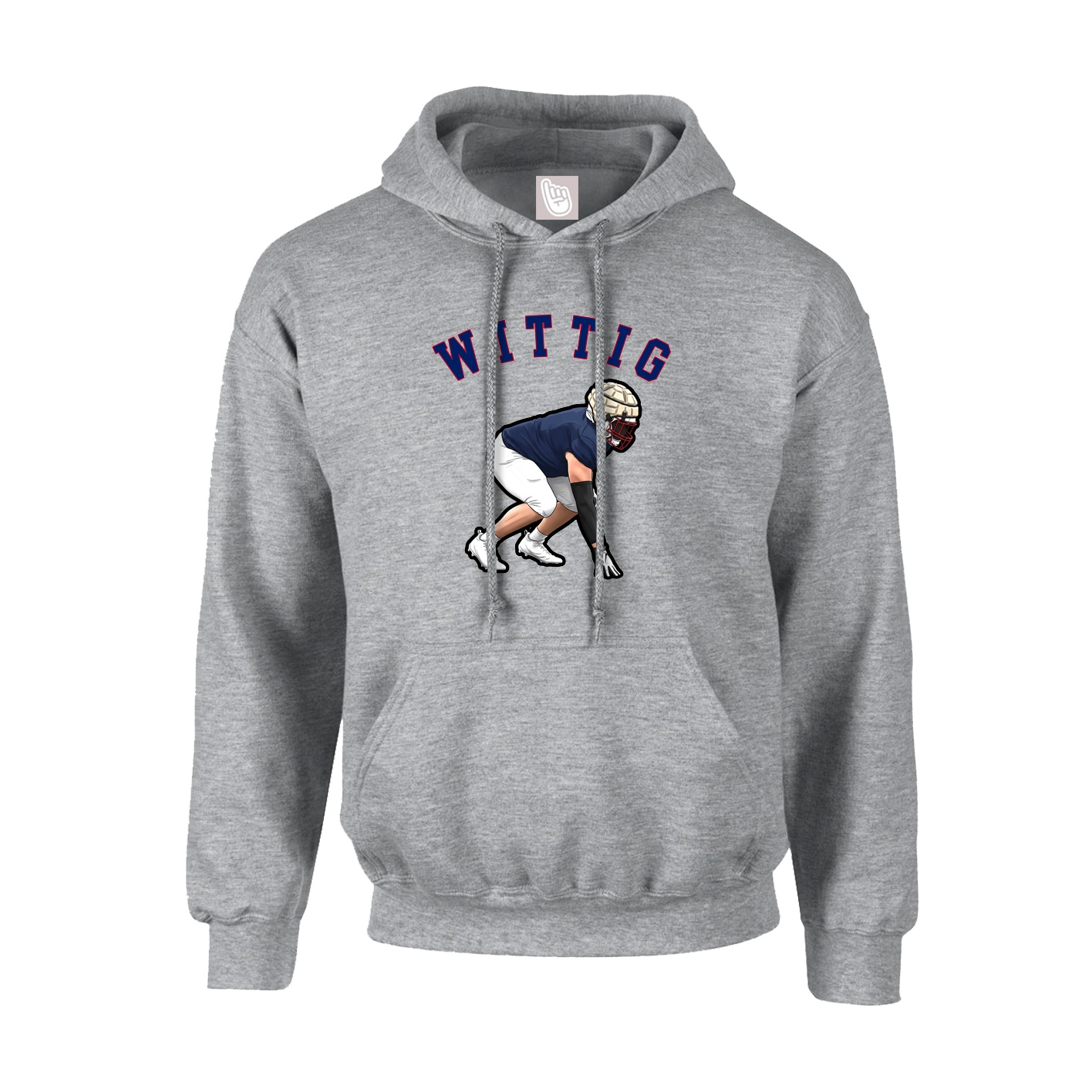 Youth Hoodie — Shirsey Arch in Grey