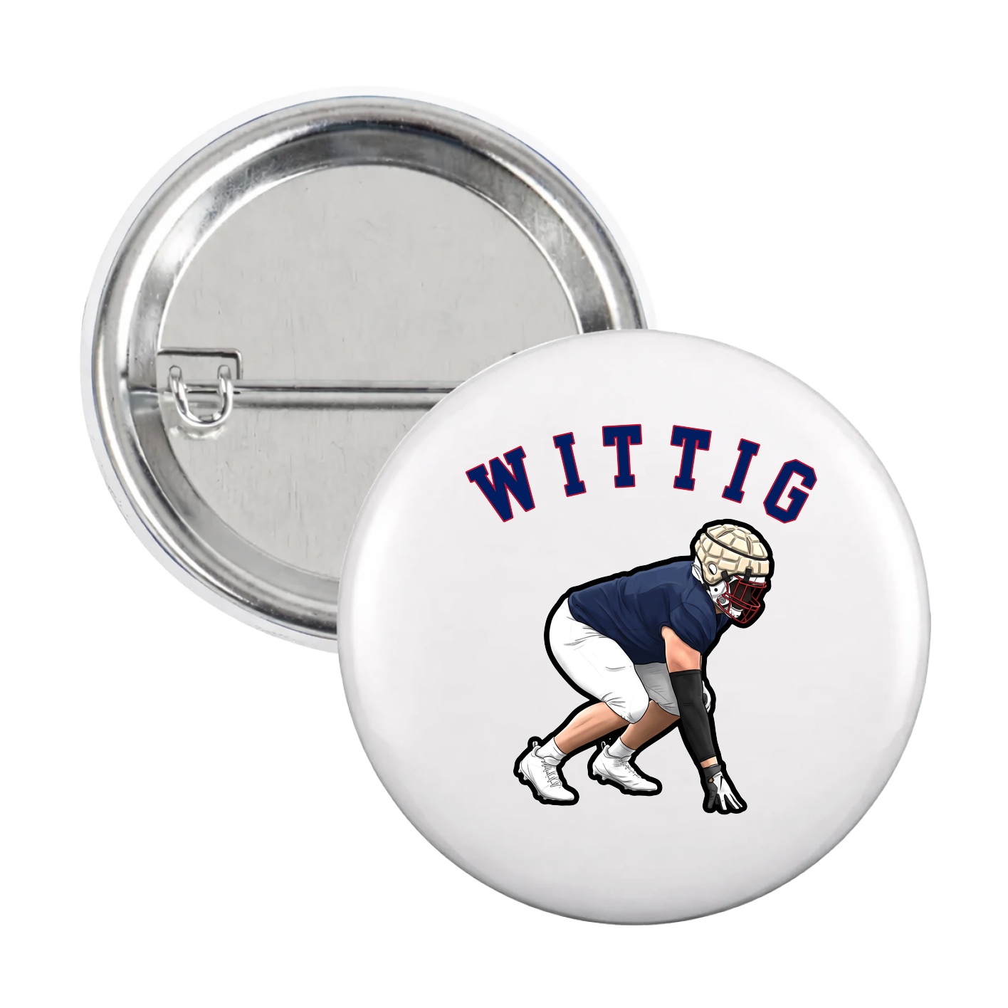 Game Day Button — Shirsey Arch in White