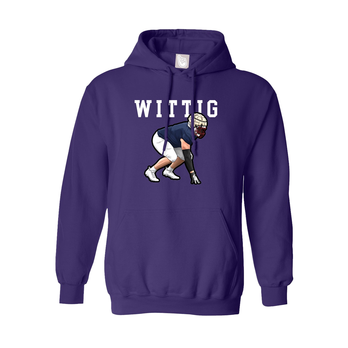 Hoodie — Shirsey in Purple