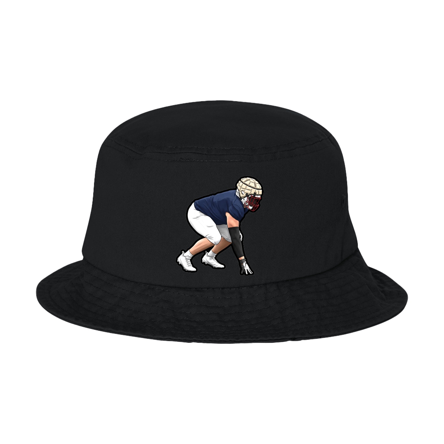 Bucket Cap — Name Vertical in Black