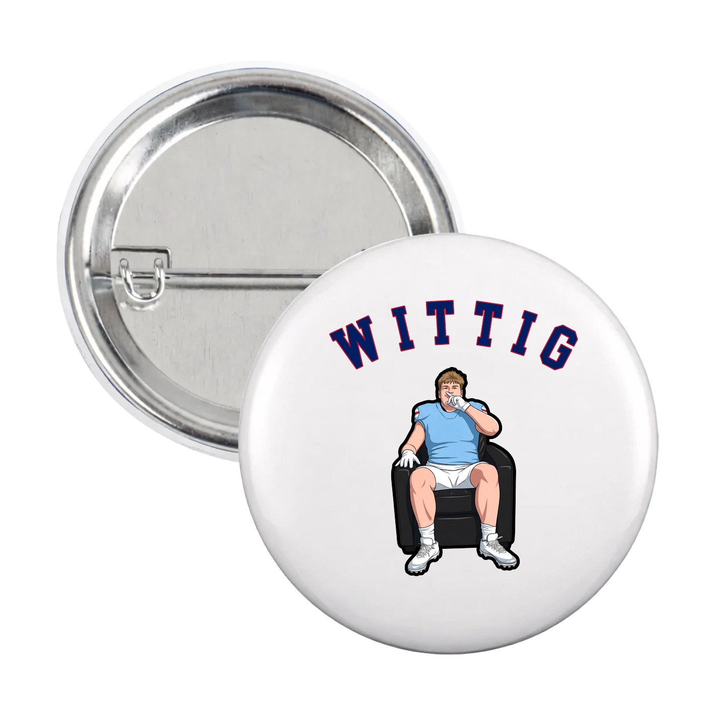 Game Day Button — Shirsey Arch in White