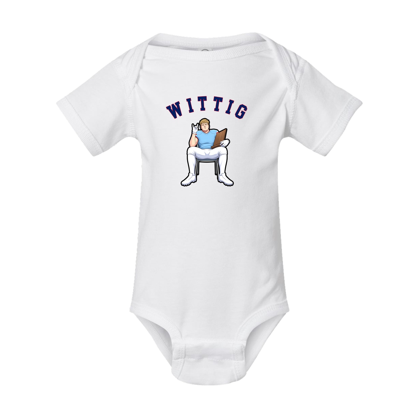 Baby Onesie — Shirsey Arch in White