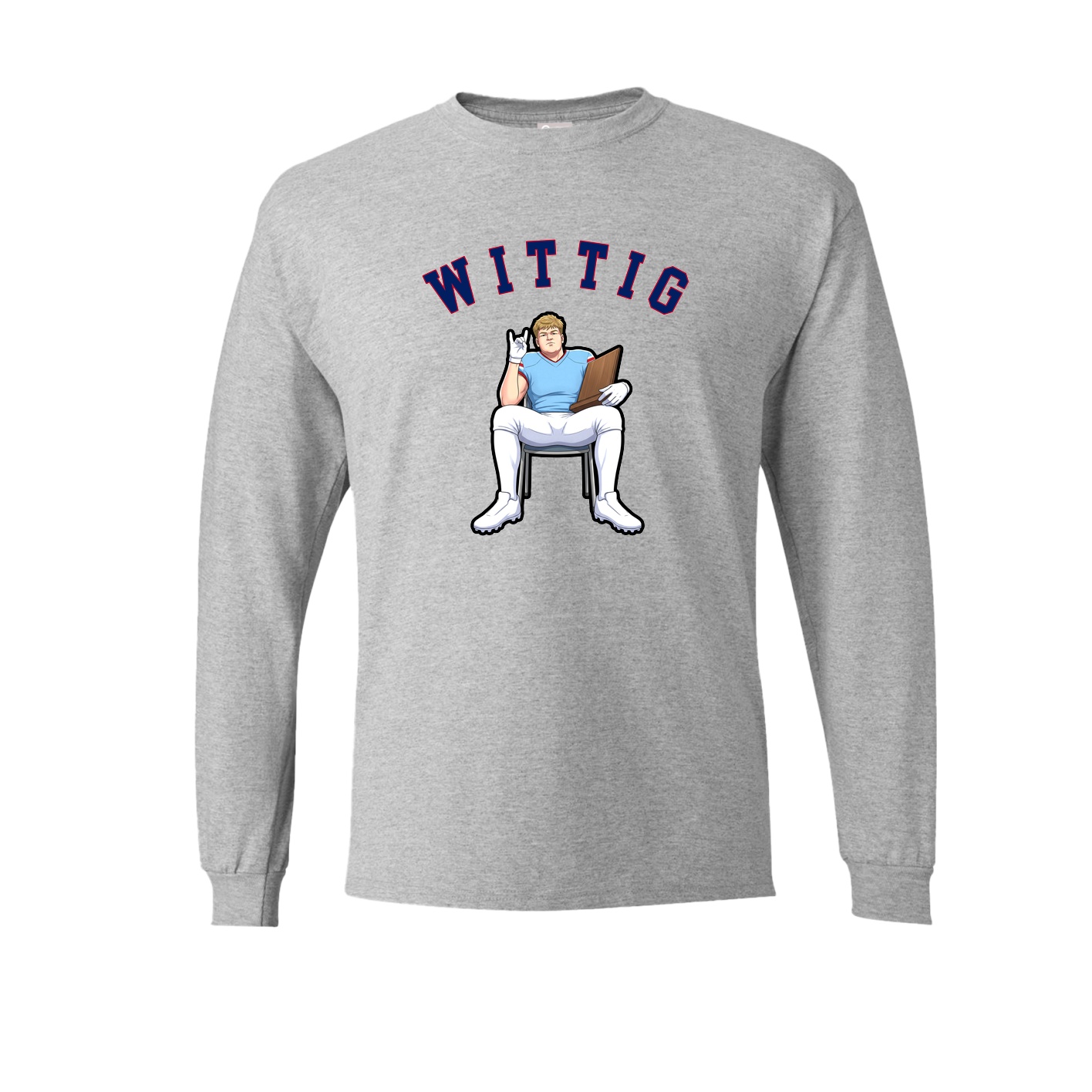 Long Sleeve Tee — Shirsey Arch in Grey