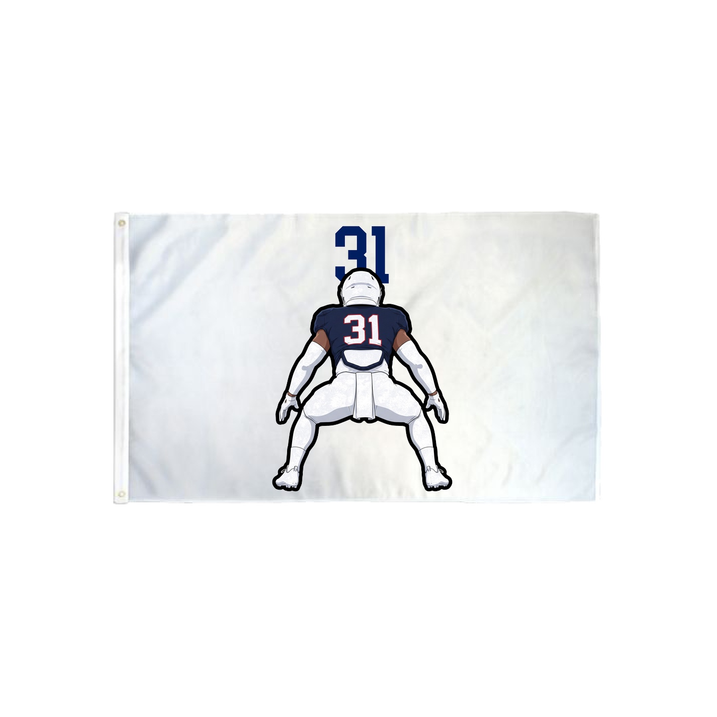 3x5 Flag — Number Top in Classic