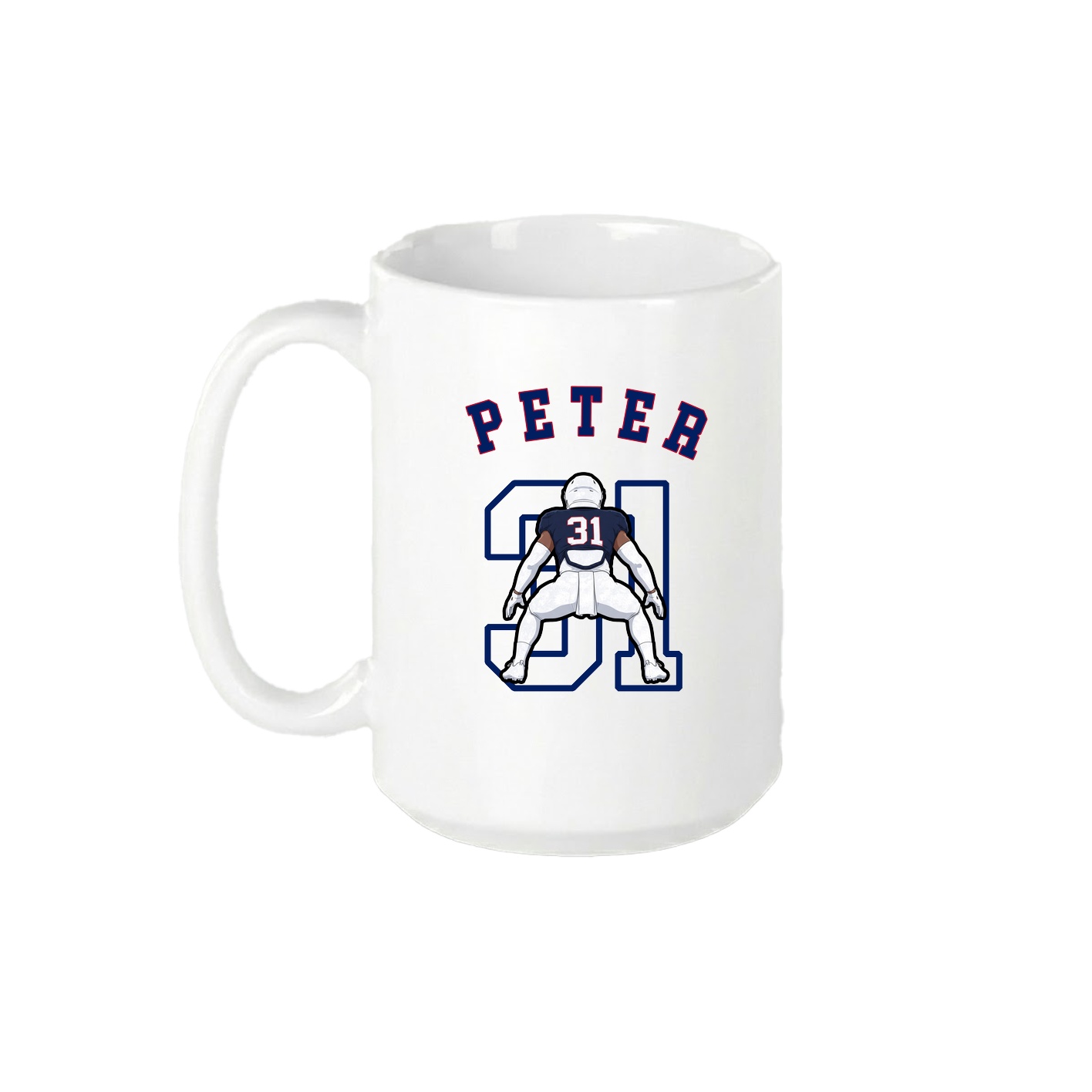 15oz Coffee Mug — Shirsey Arch in White