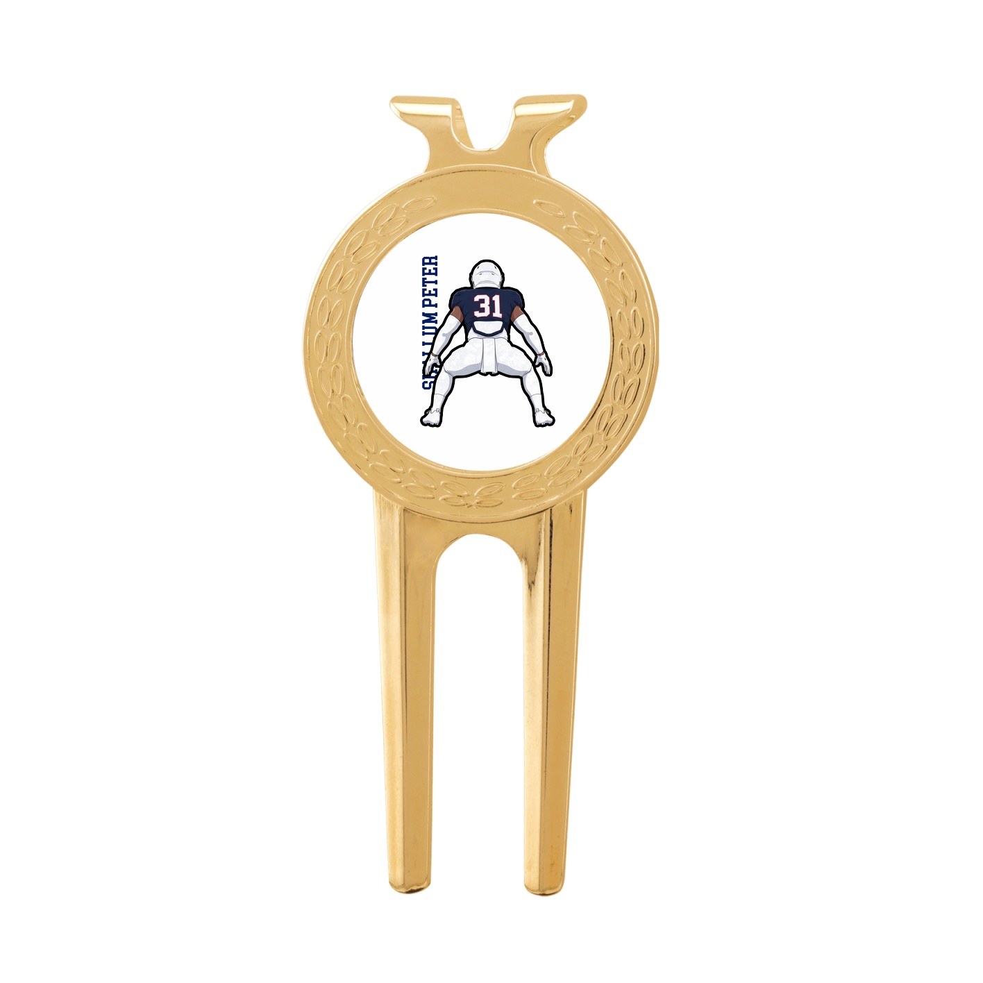 Divot Tool with Ball Marker — Name Vertical in Classic