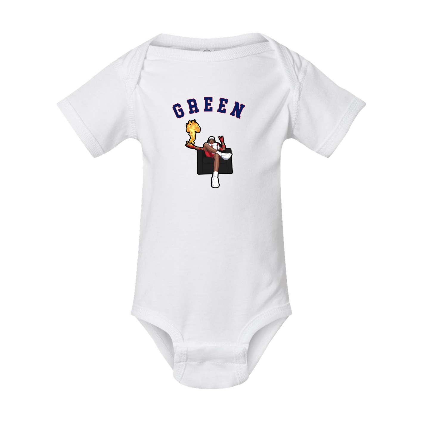 Baby Onesie — Shirsey Arch in White