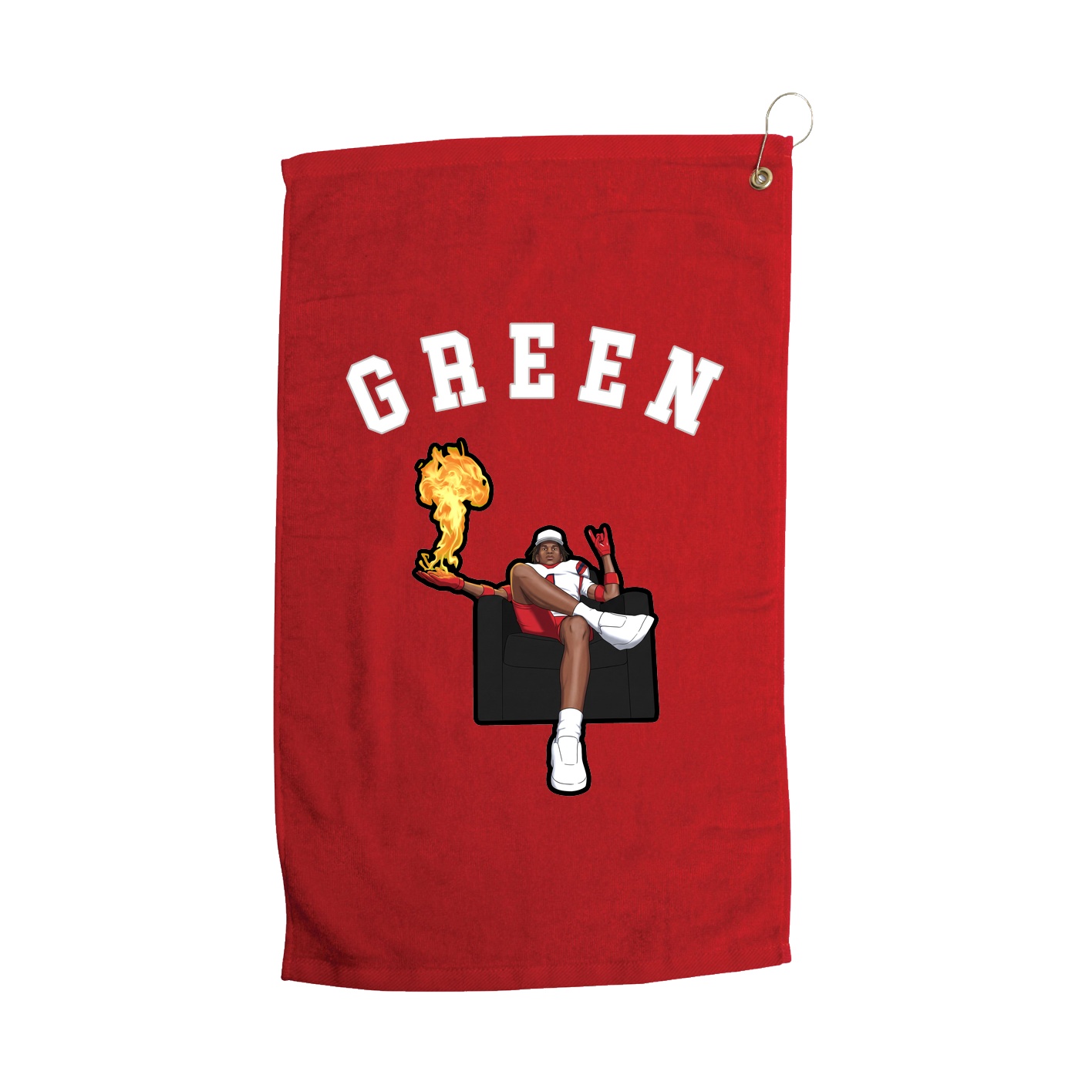 Golf Towel — Shirsey Arch in Red