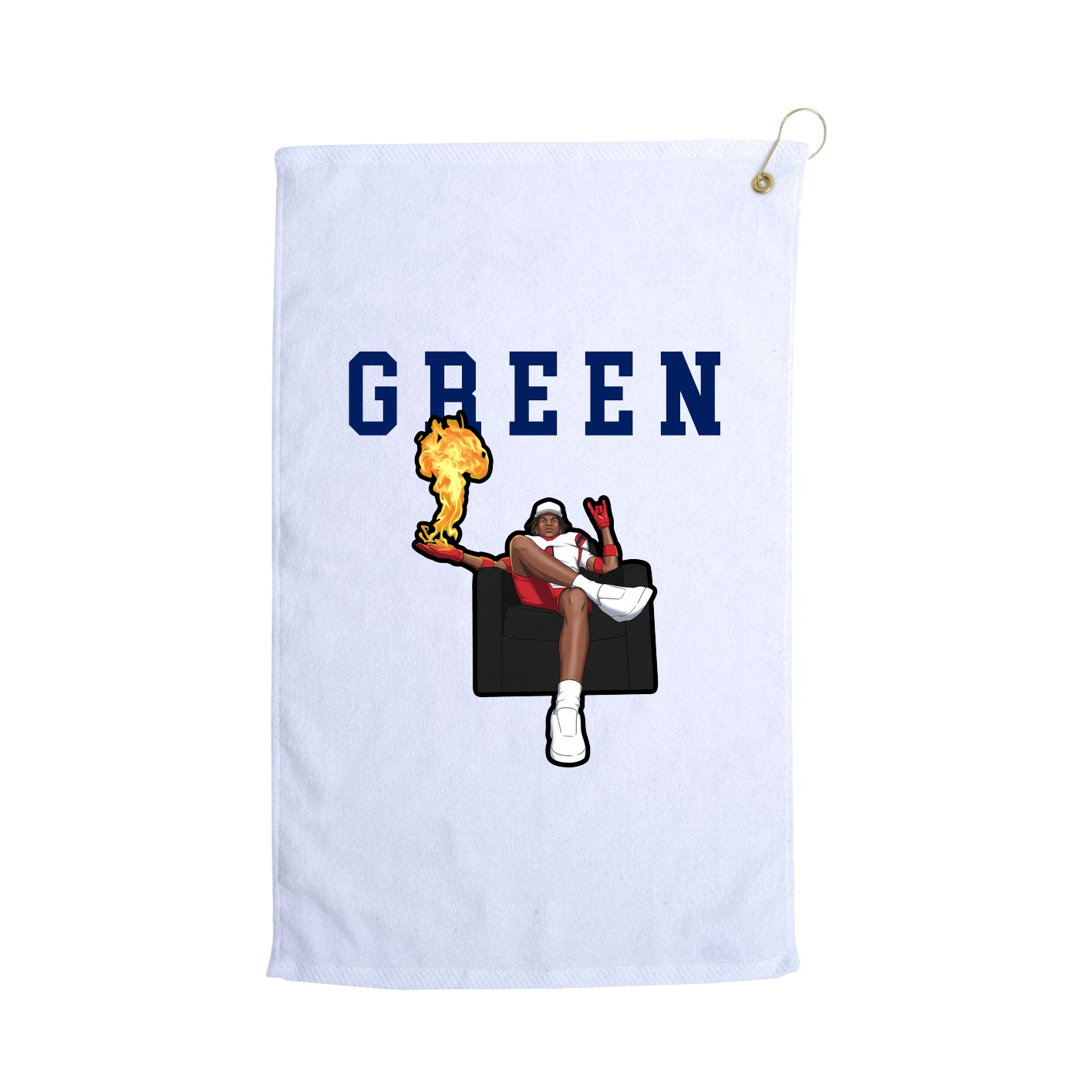 Golf Towel — Shirsey in White