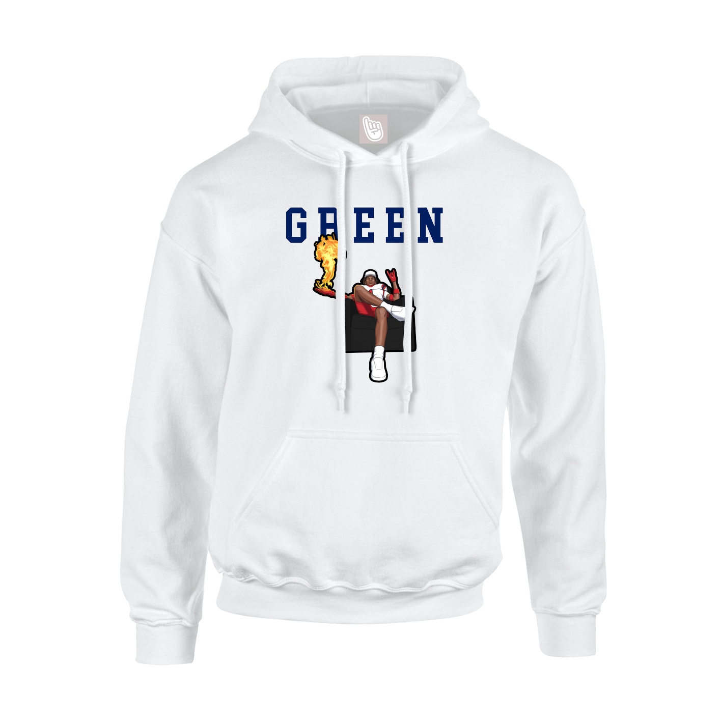 Hoodie — Shirsey in White