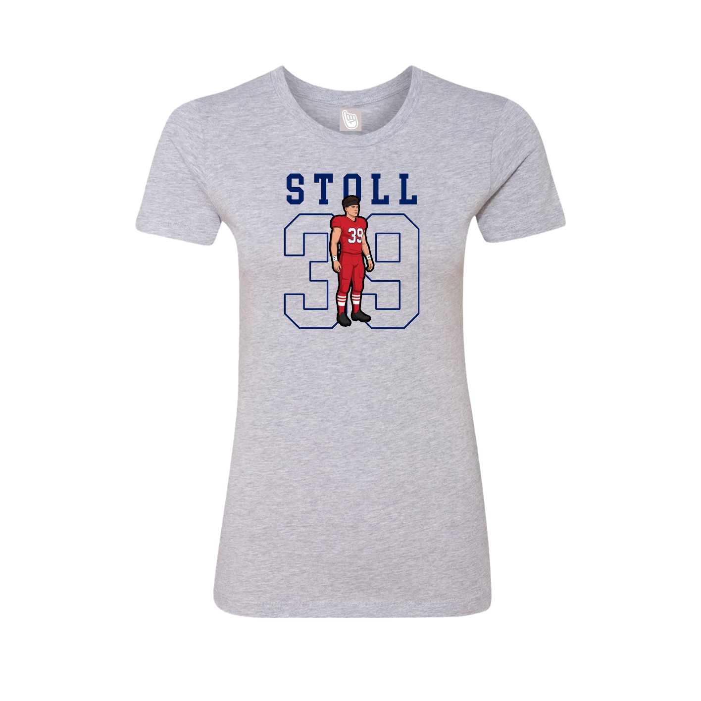 Fitted Women's Tee — Shirsey in Grey