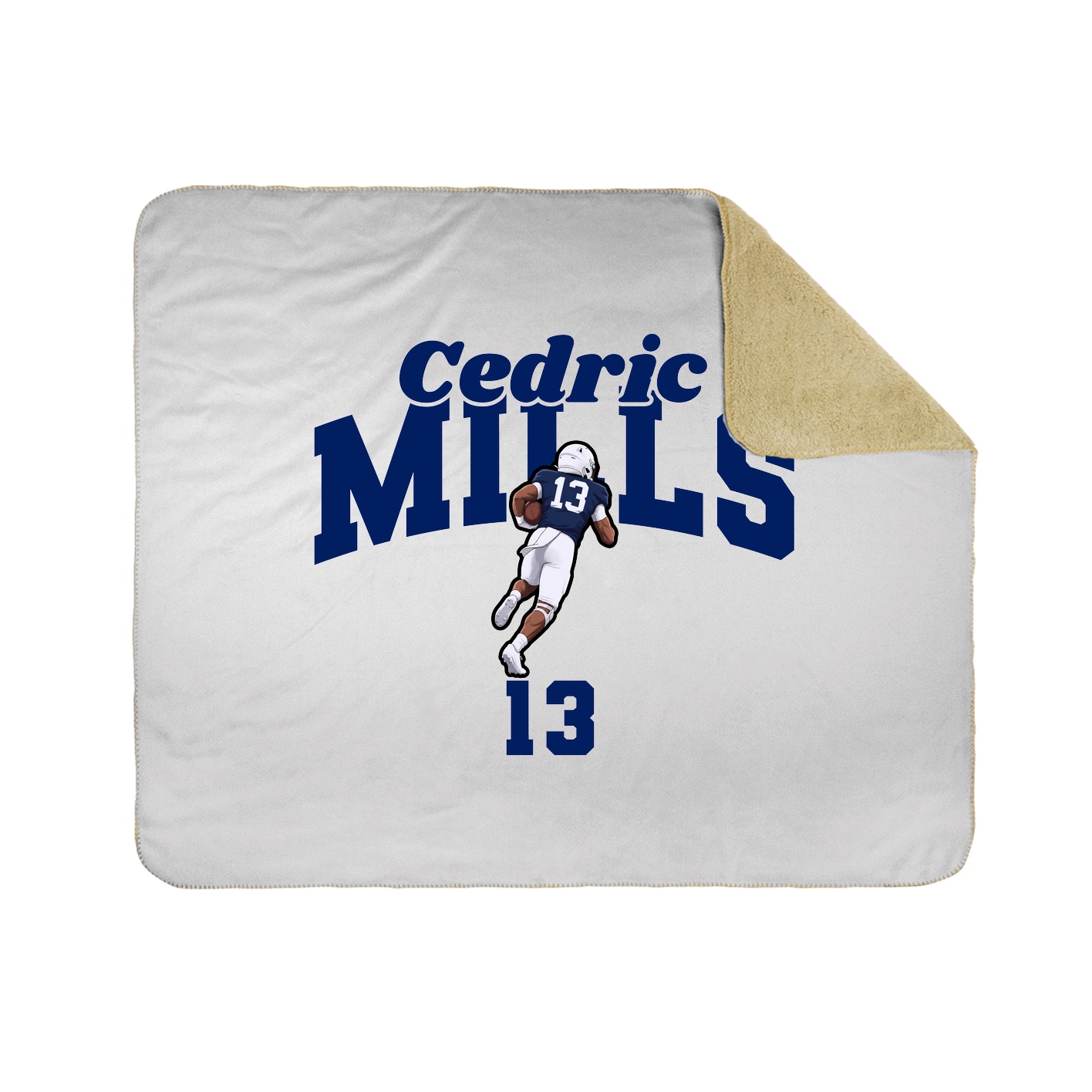 Throw Blanket — Signature Arch in White