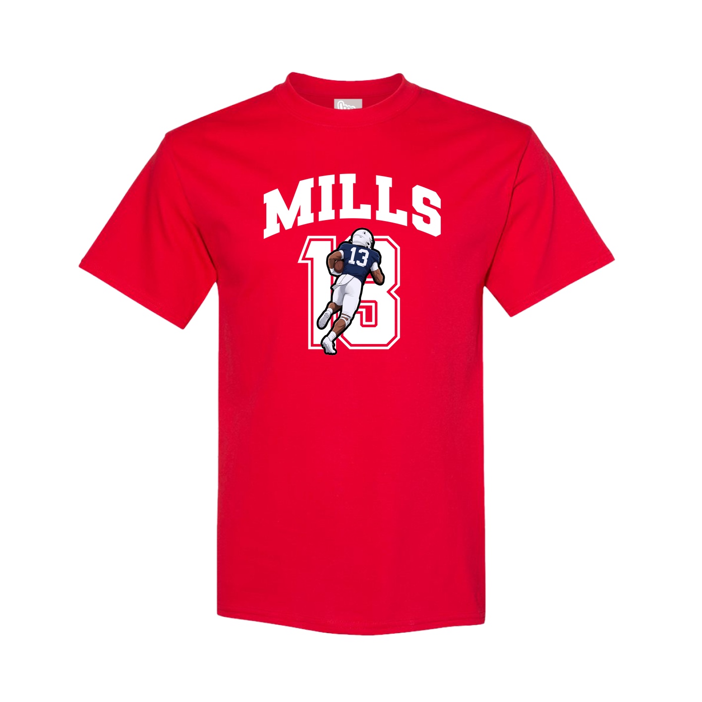 Tee — Number in Red