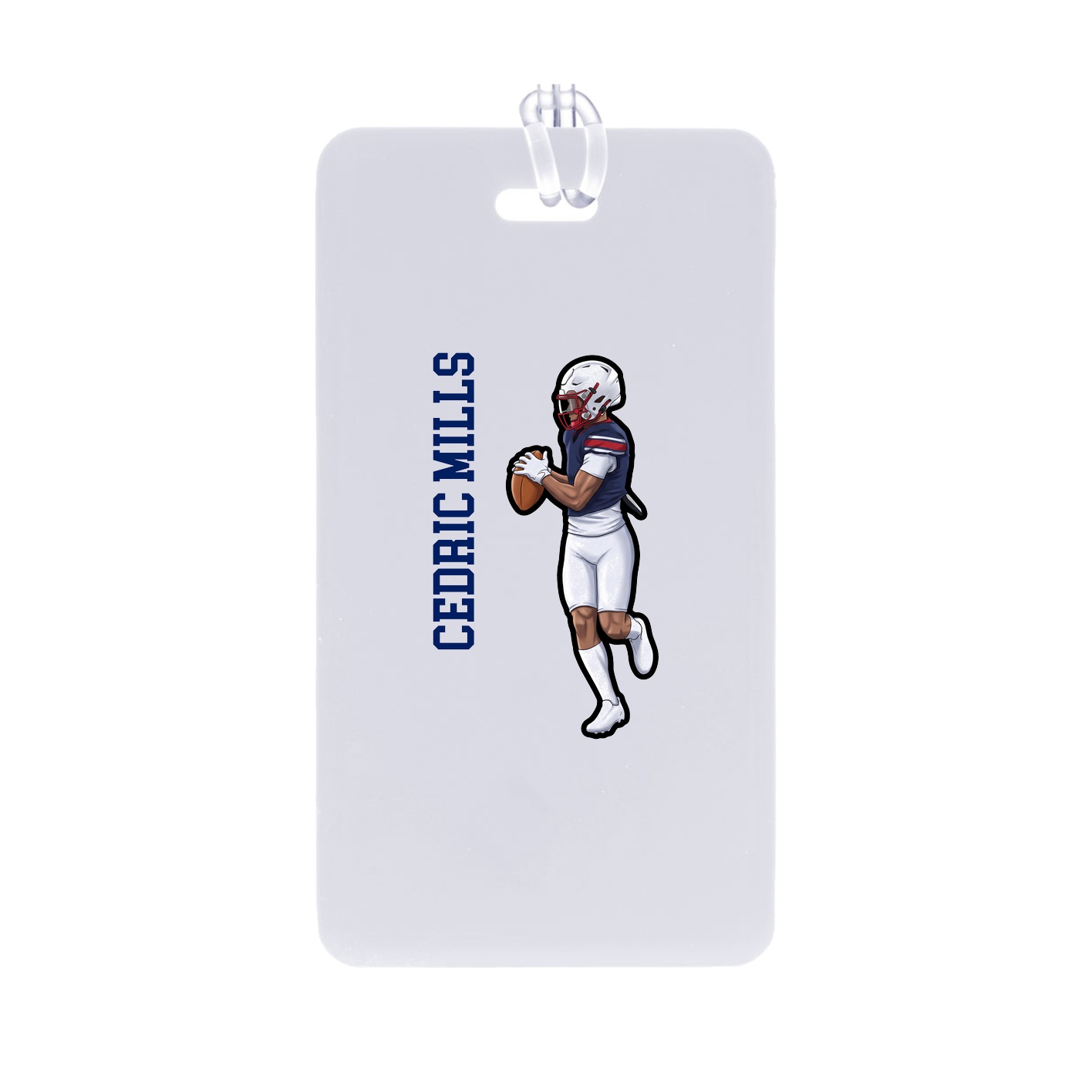 Bag Tag — Name Vertical in Classic