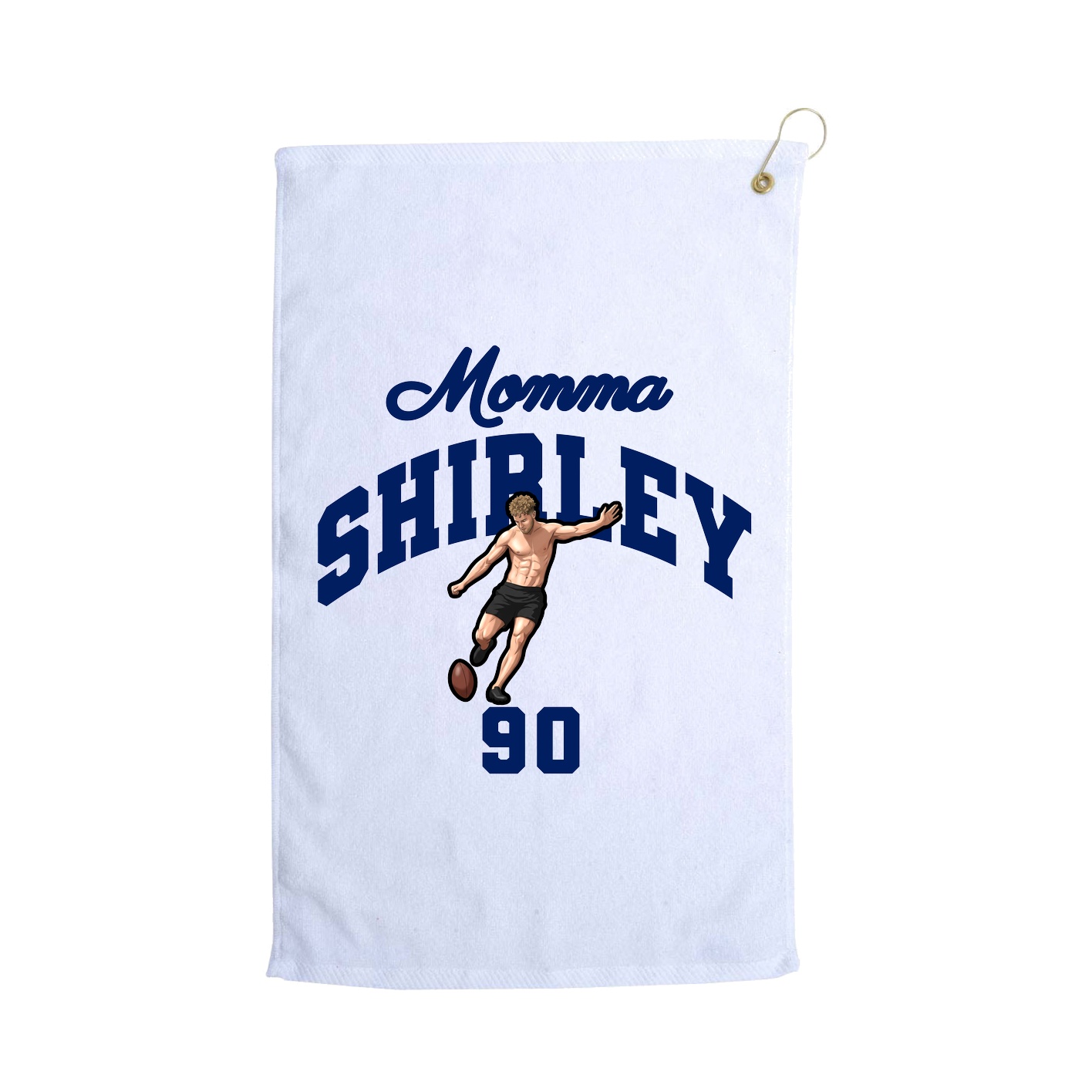 Golf Towel — Mothers Day Arch in White