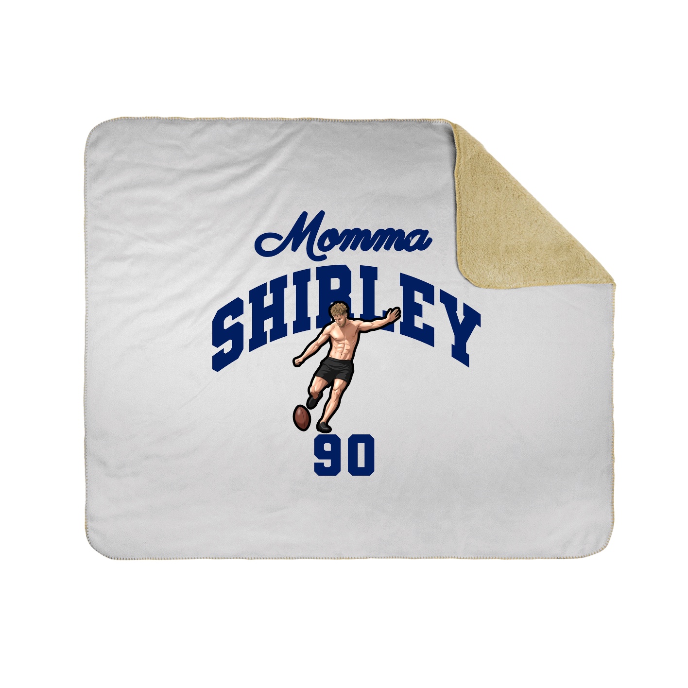Throw Blanket — Mothers Day Arch in White