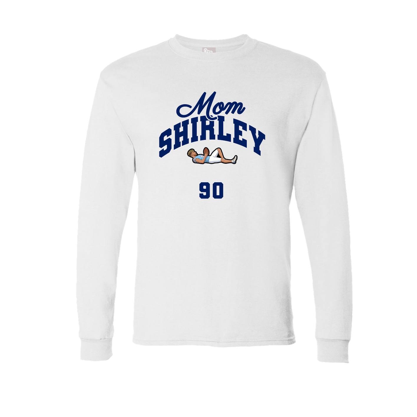 Long Sleeve Tee — Mothers Day Arch in White