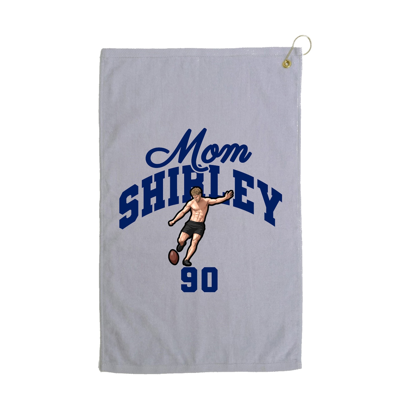 Golf Towel — Mothers Day Arch in Grey
