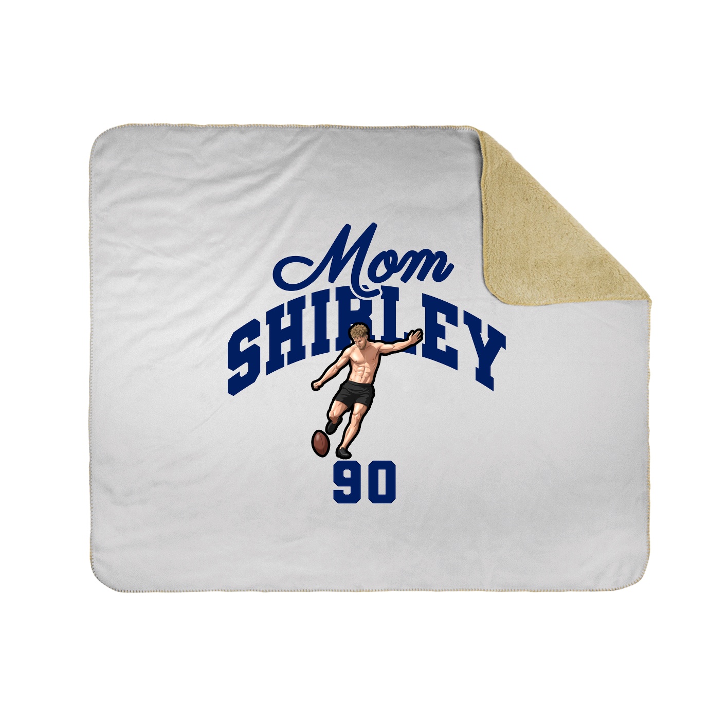 Throw Blanket — Mothers Day Arch in White