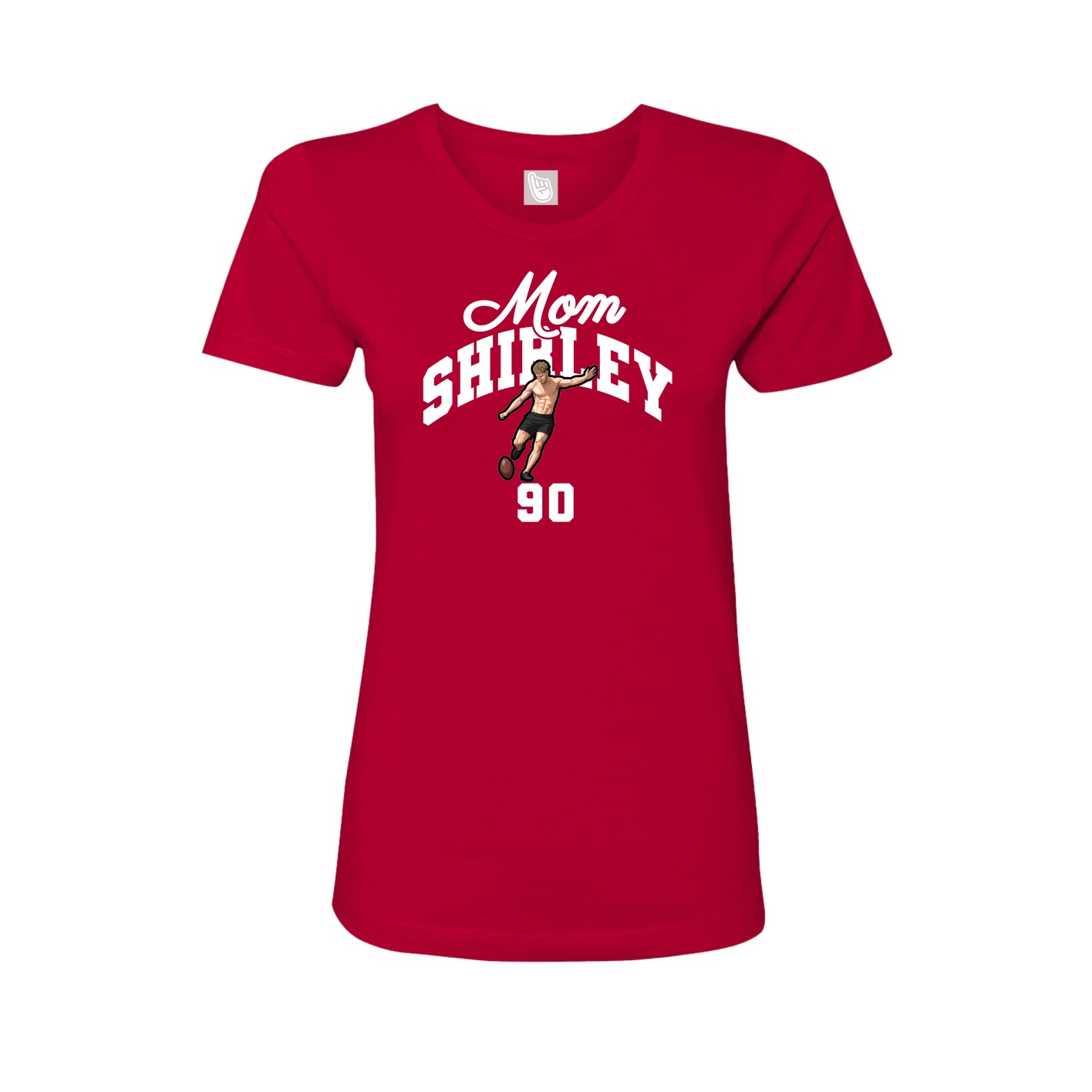 Womens Tee — Mothers Day Arch in Red