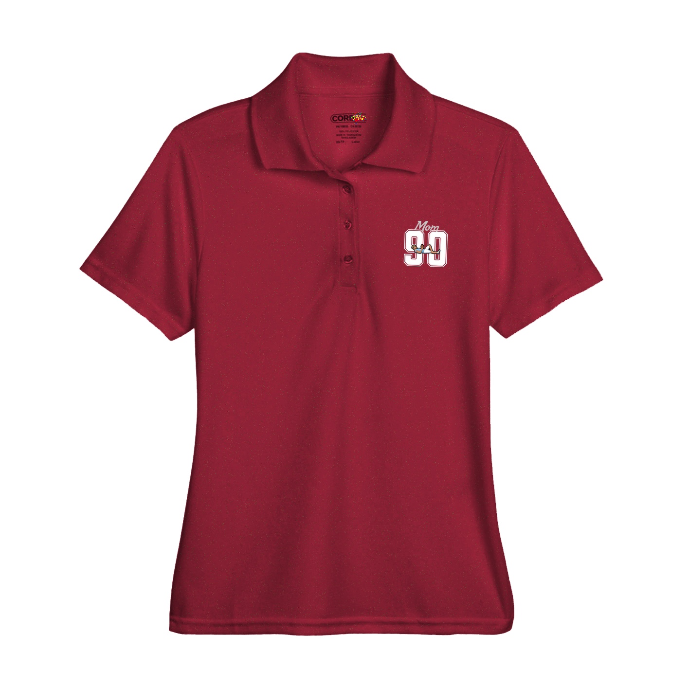 Womens Performance Polo — Mothers Day Shirsey in Red
