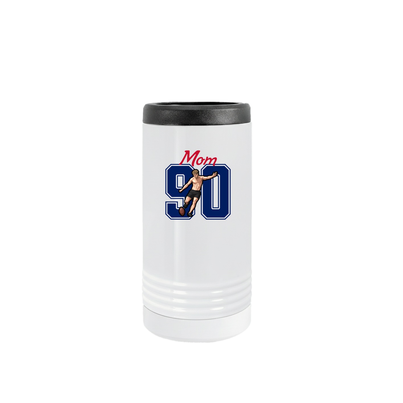 Slim Beverage Holder — Mothers Day Shirsey in White