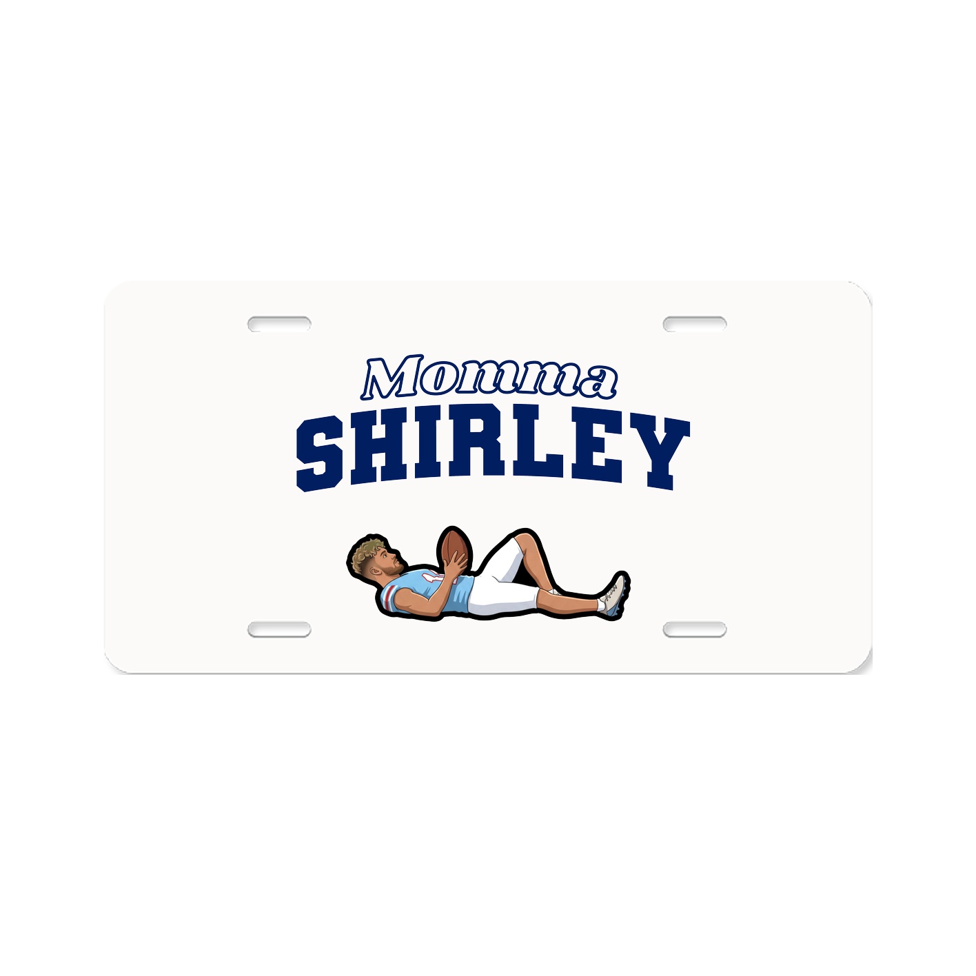 License Plate — Mothers Day Block in Classic