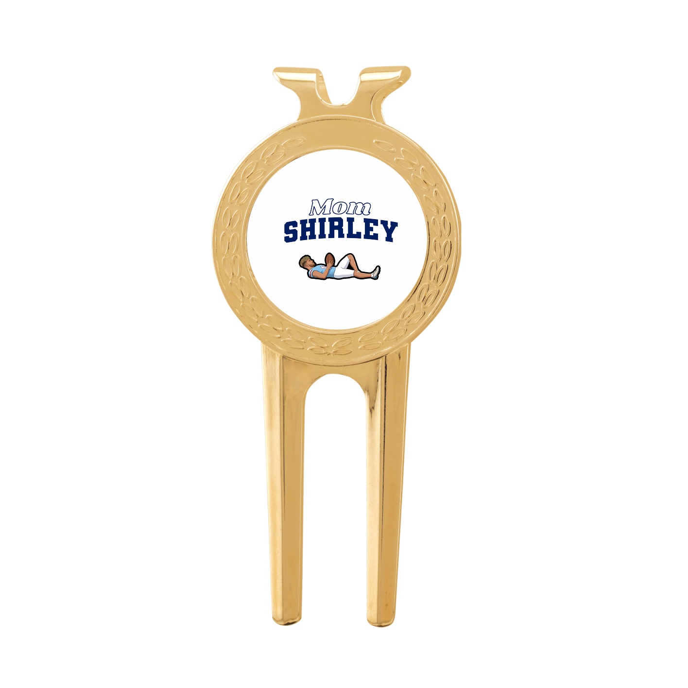 Divot Tool with Ball Marker — Mothers Day Block in Classic