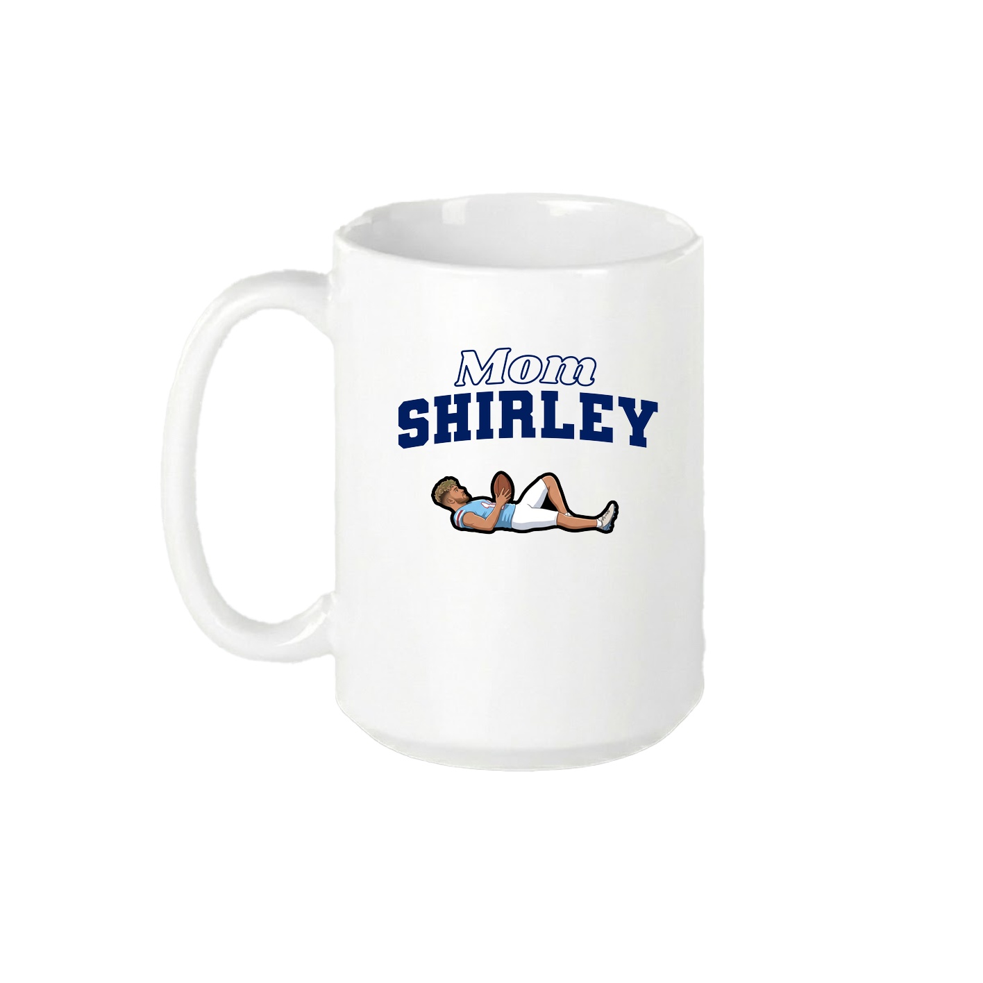 15oz Coffee Mug — Mothers Day Block in White