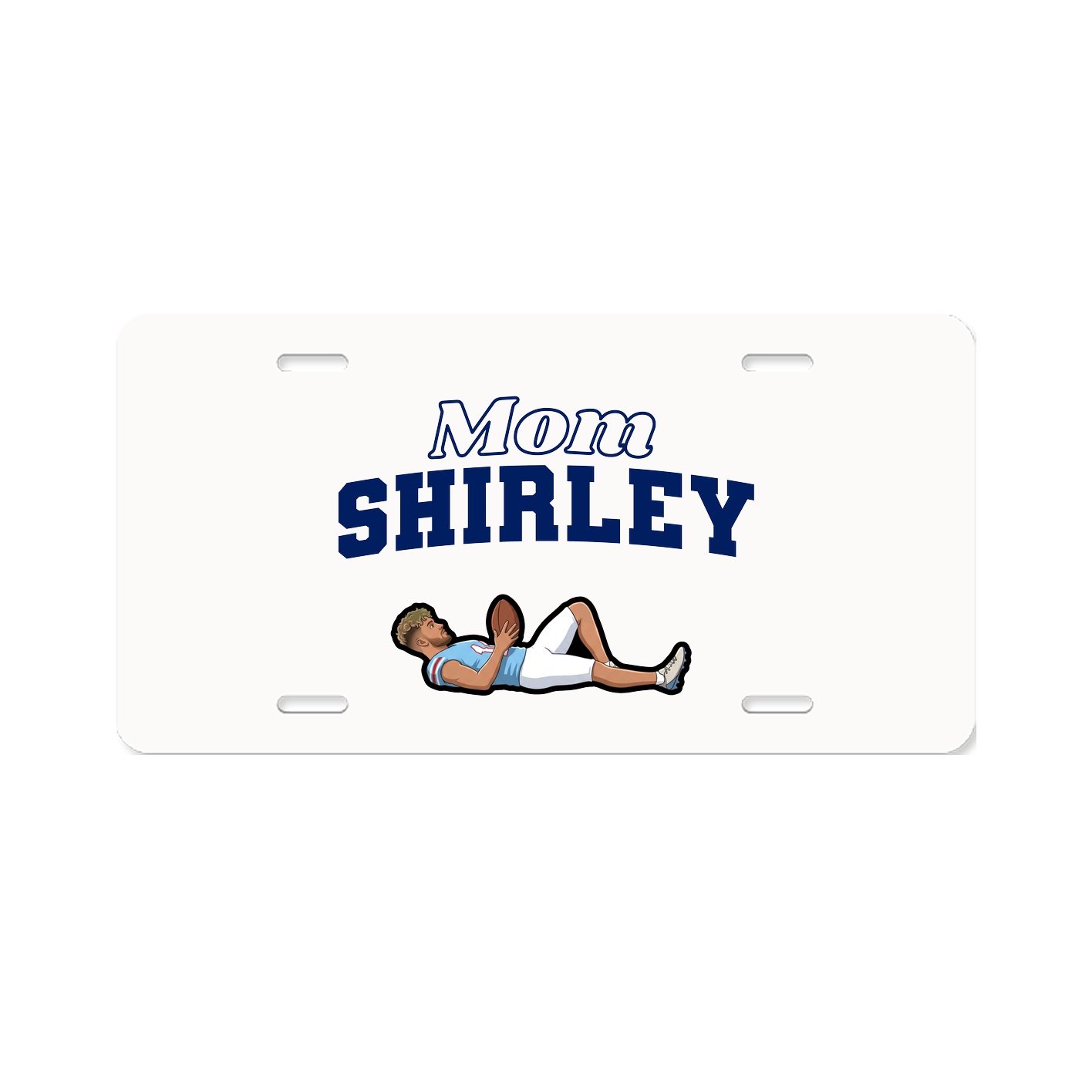 License Plate — Mothers Day Block in Classic