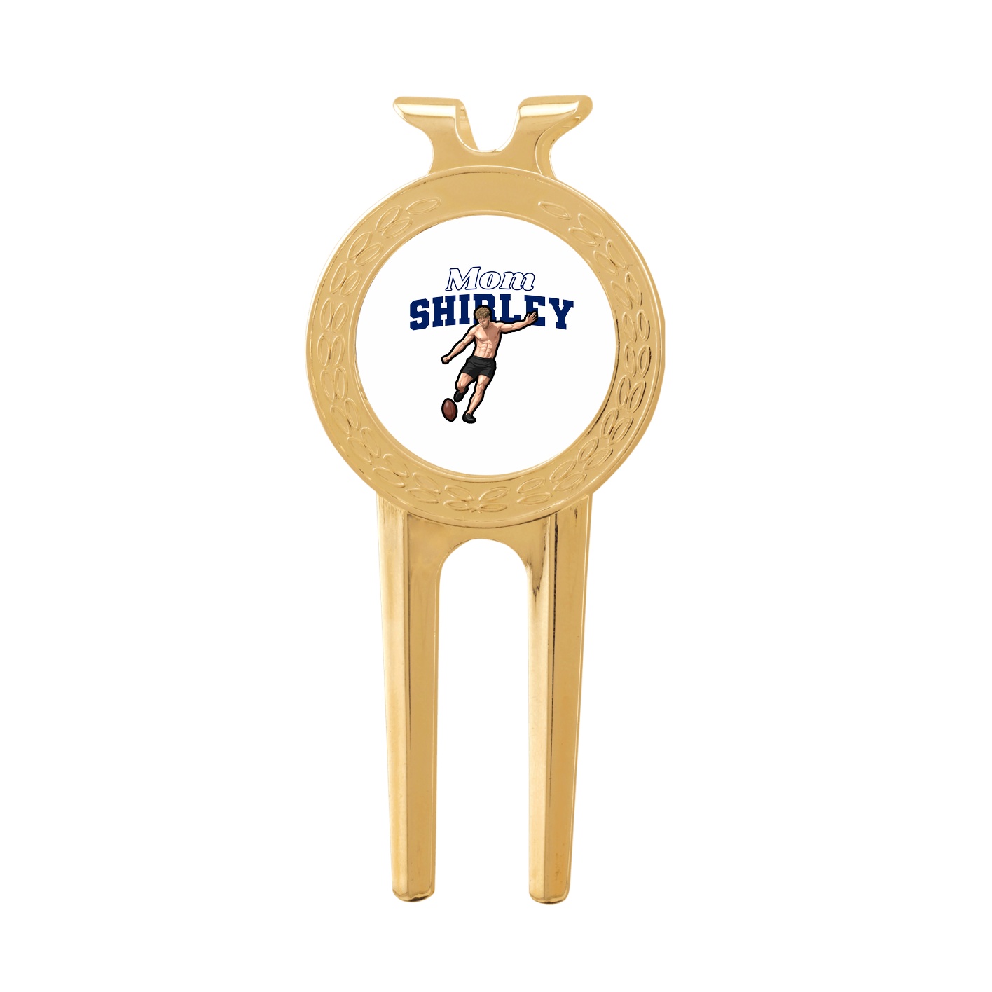 Divot Tool with Ball Marker — Mothers Day Block in Classic