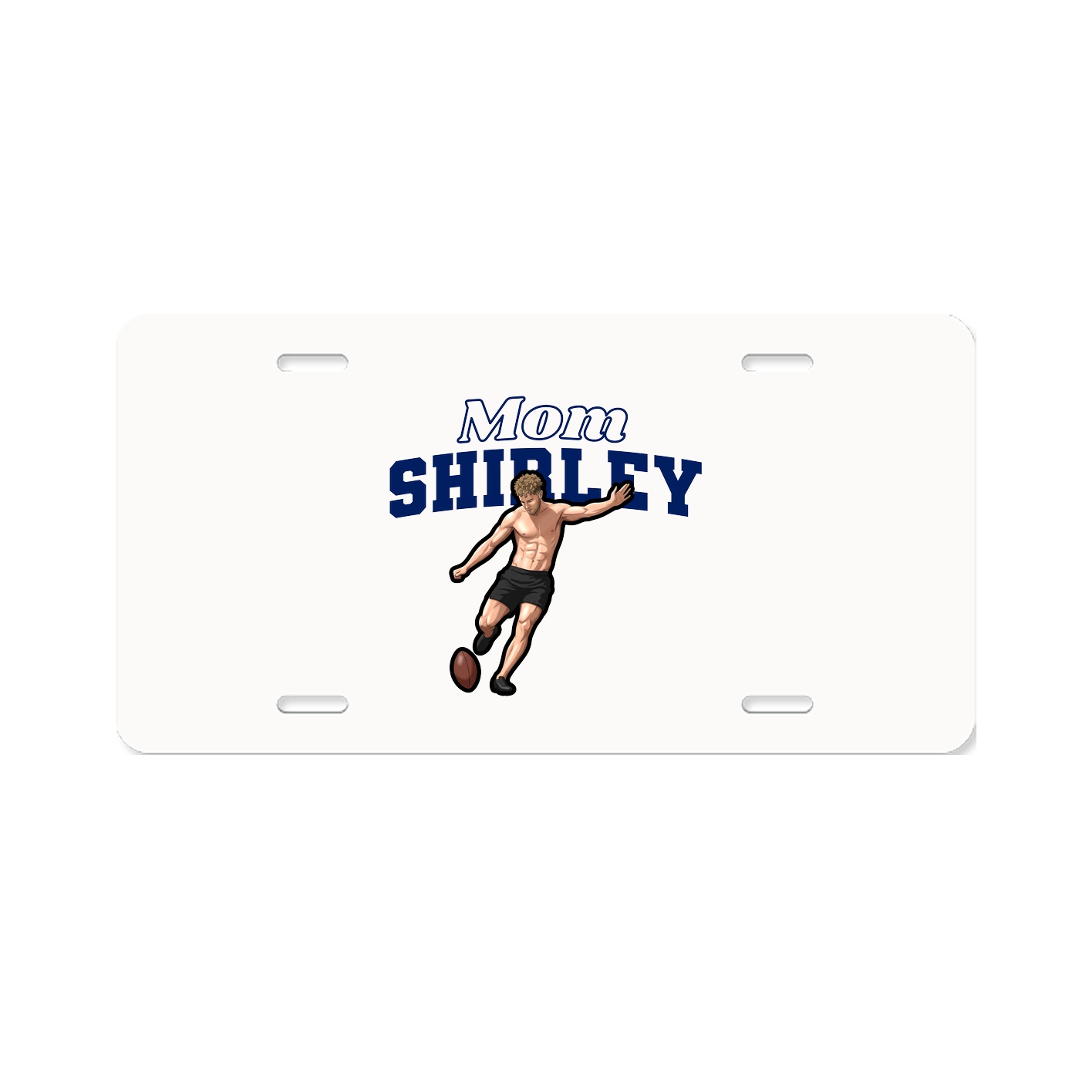 License Plate — Mothers Day Block in Classic