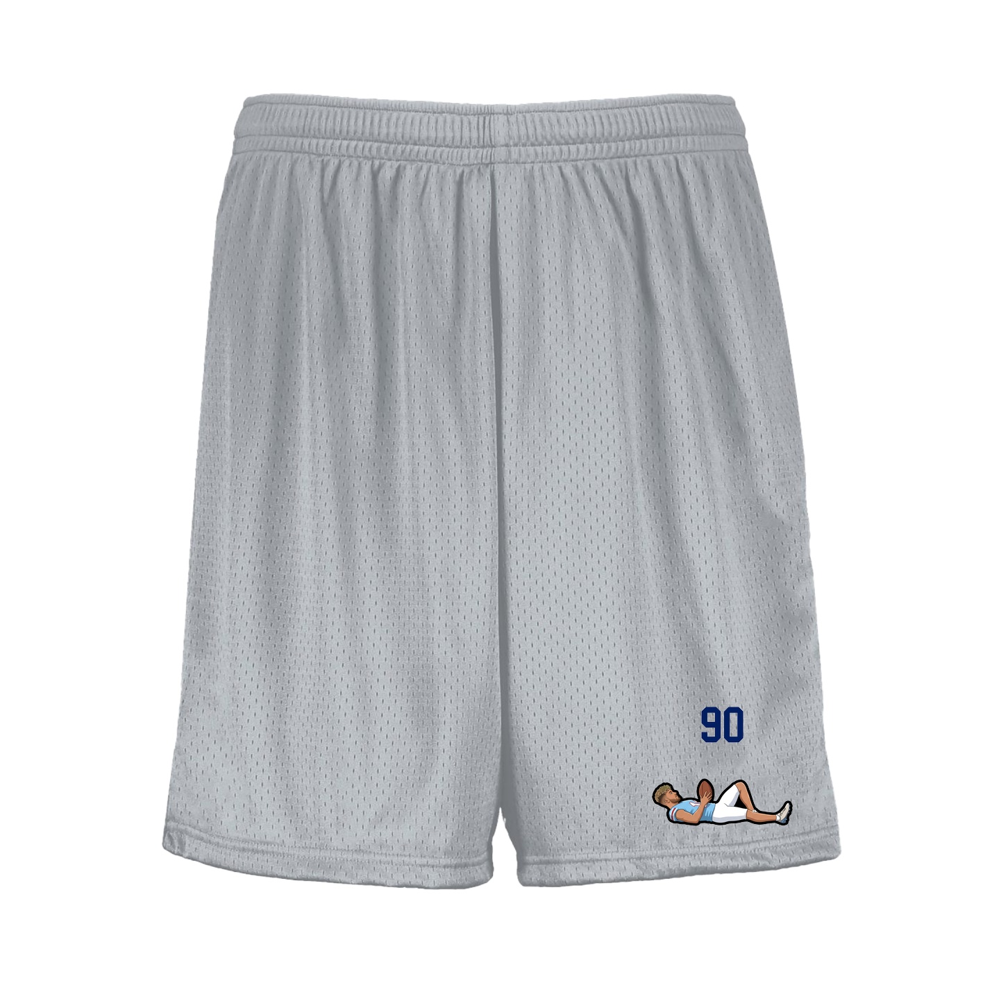 Shorts — Number Top in Silver