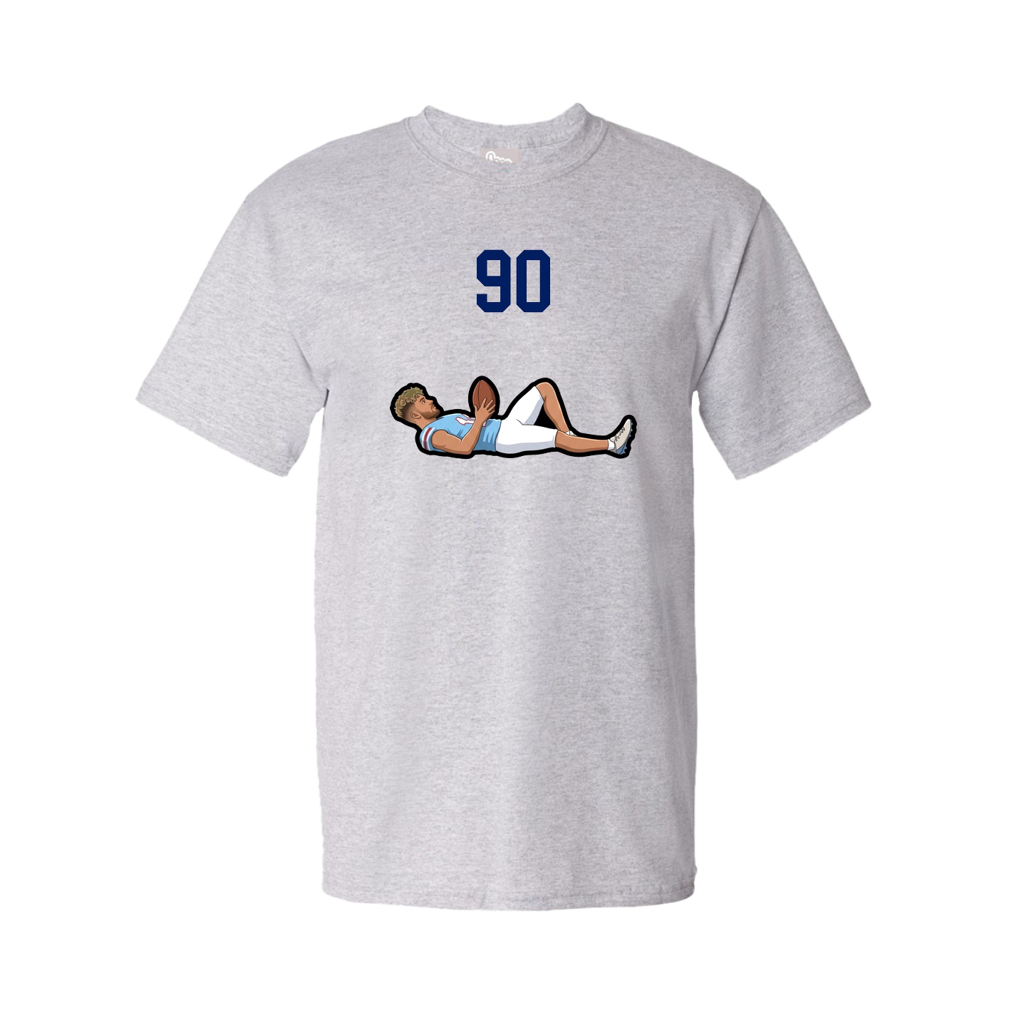 Tee — Number Top in Grey