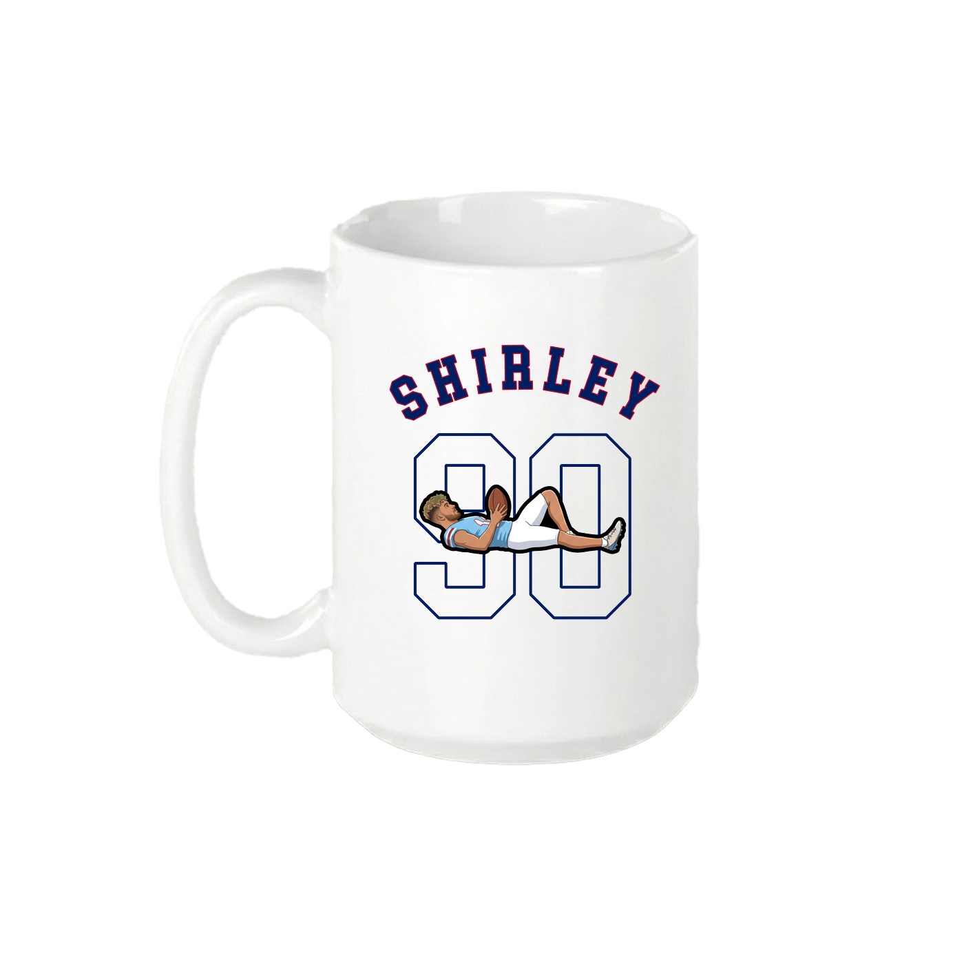 15oz Coffee Mug — Shirsey Arch in White