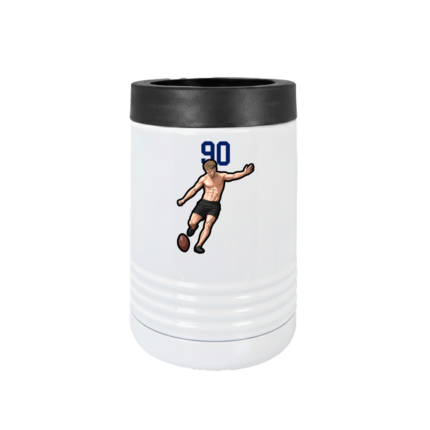 Beverage Holder — Number Top in White