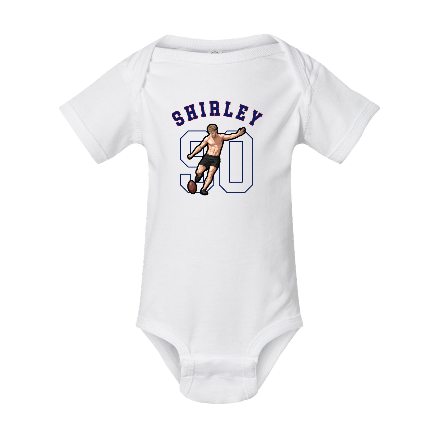 Baby Onesie — Shirsey Arch in White