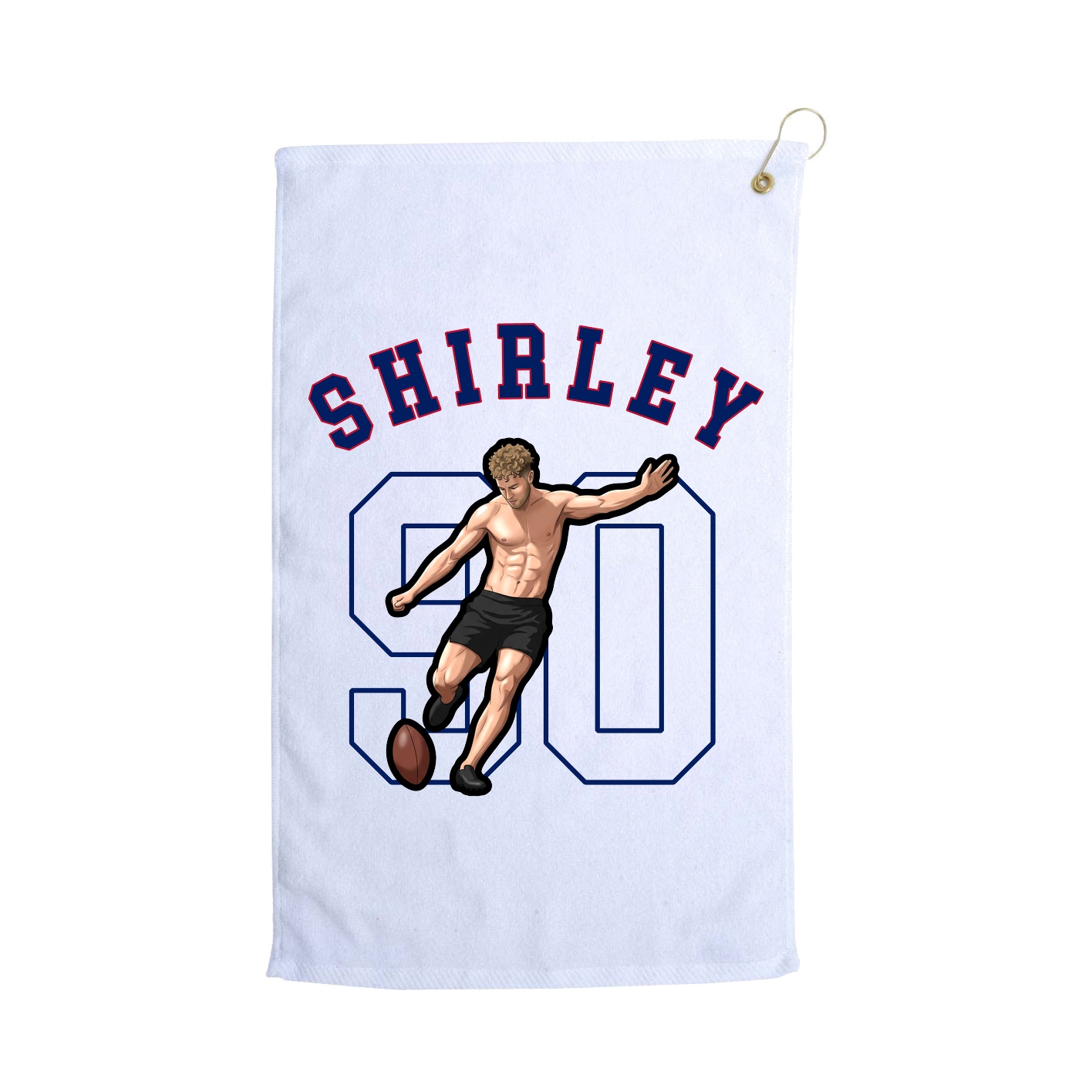 Golf Towel — Shirsey Arch in White