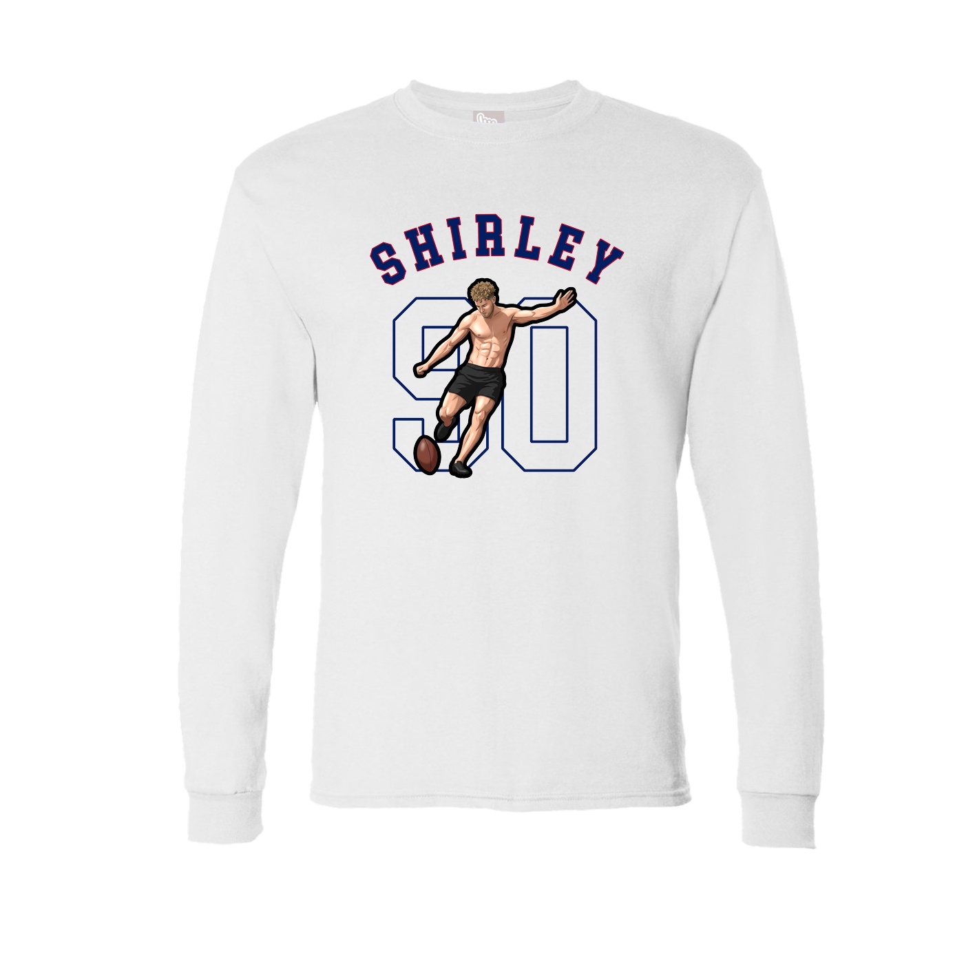 Long Sleeve Tee — Shirsey Arch in White