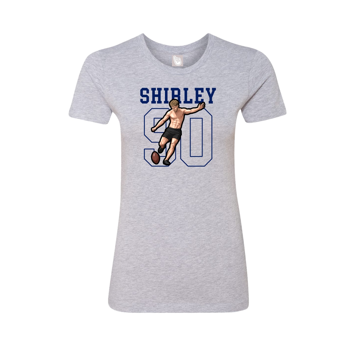Fitted Women's Tee — Shirsey in Grey