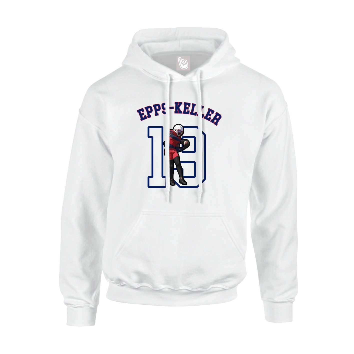 Youth Hoodie — Shirsey Arch in White