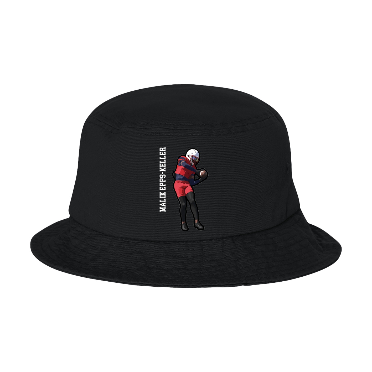 Bucket Cap — Name Vertical in Black