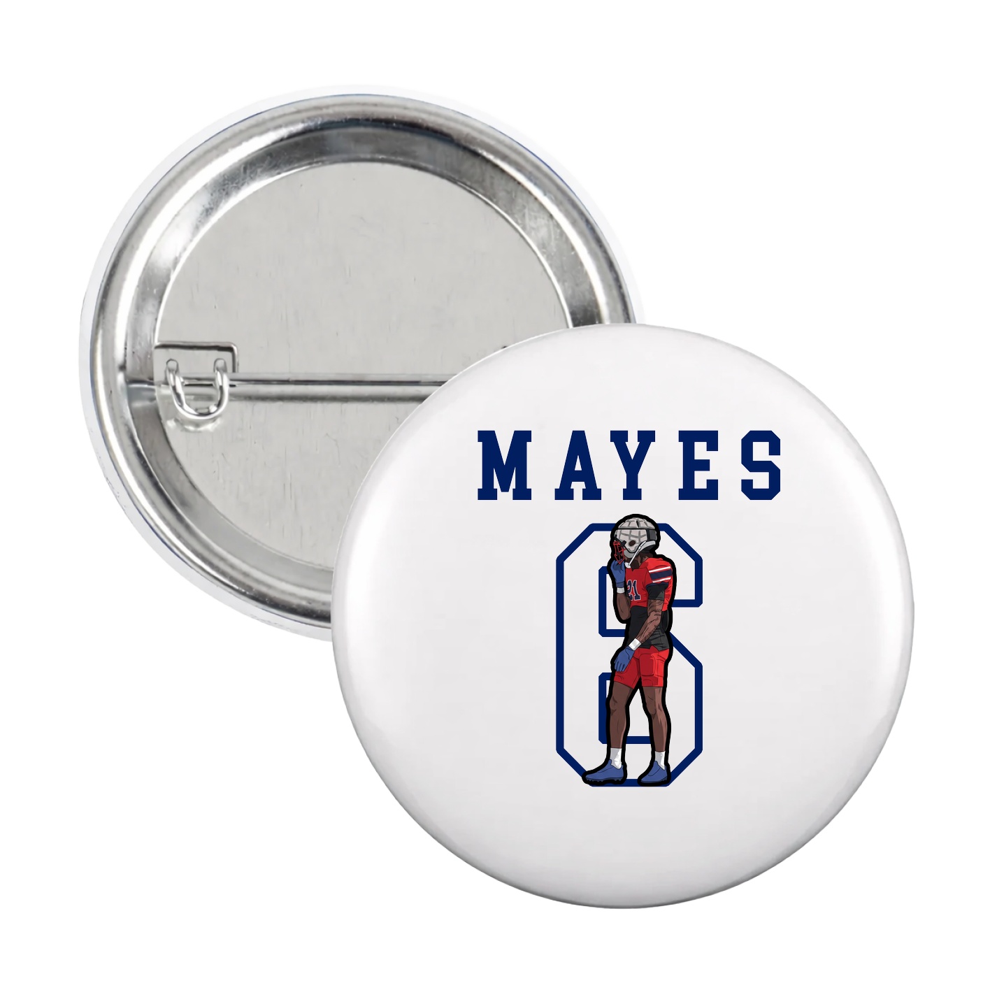 Game Day Button — Shirsey in White