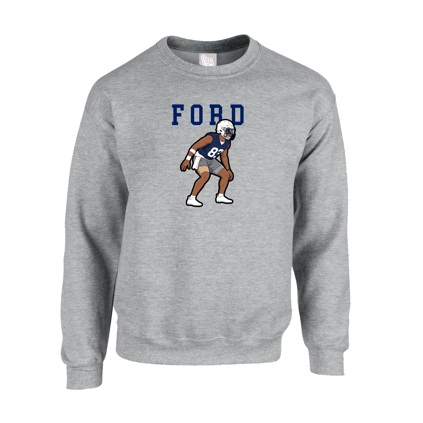 Fleece Crew — Shirsey in Grey